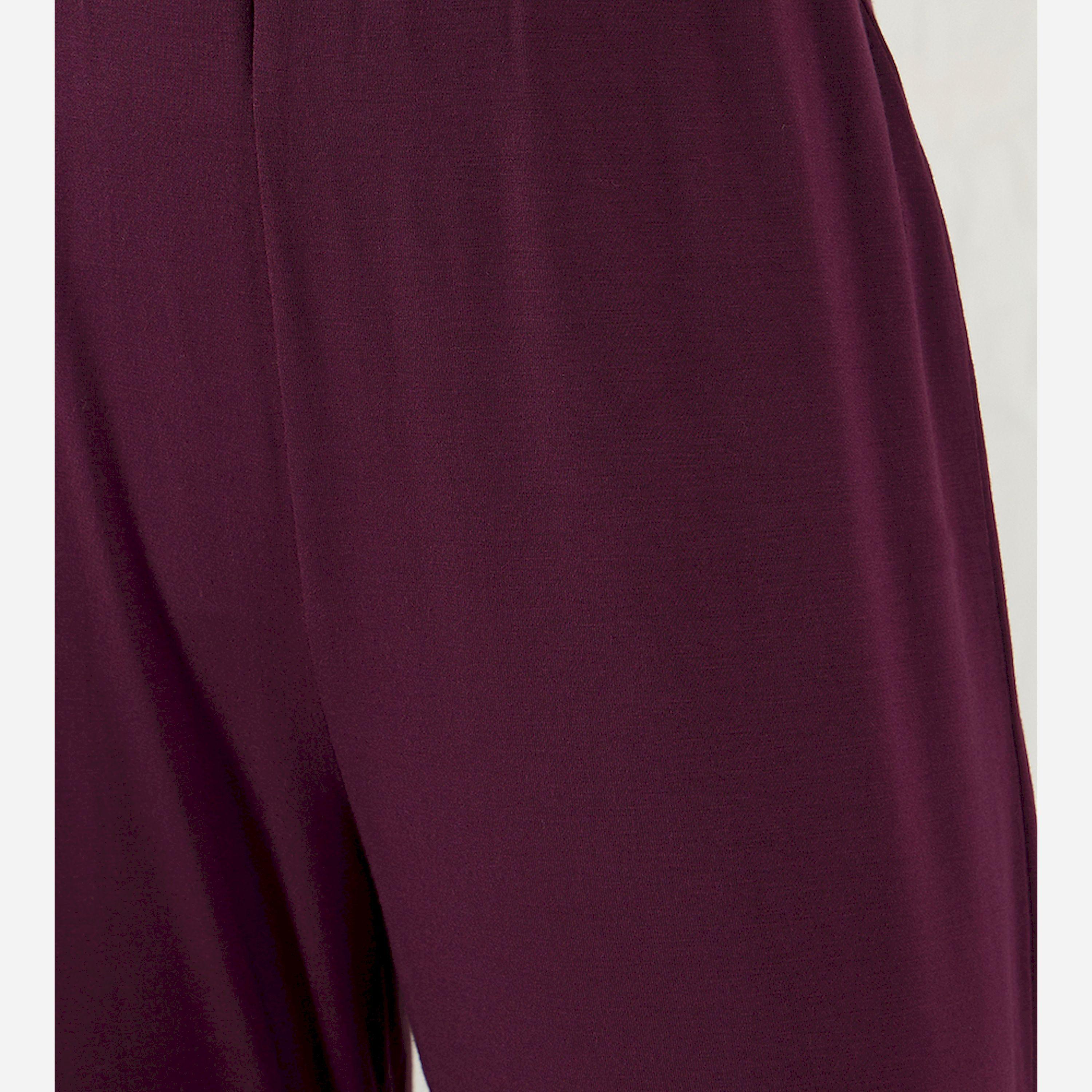 Femmella X Styli Wine Knit Flared Pants-women-clothing-bottoms-trousers-image-6
