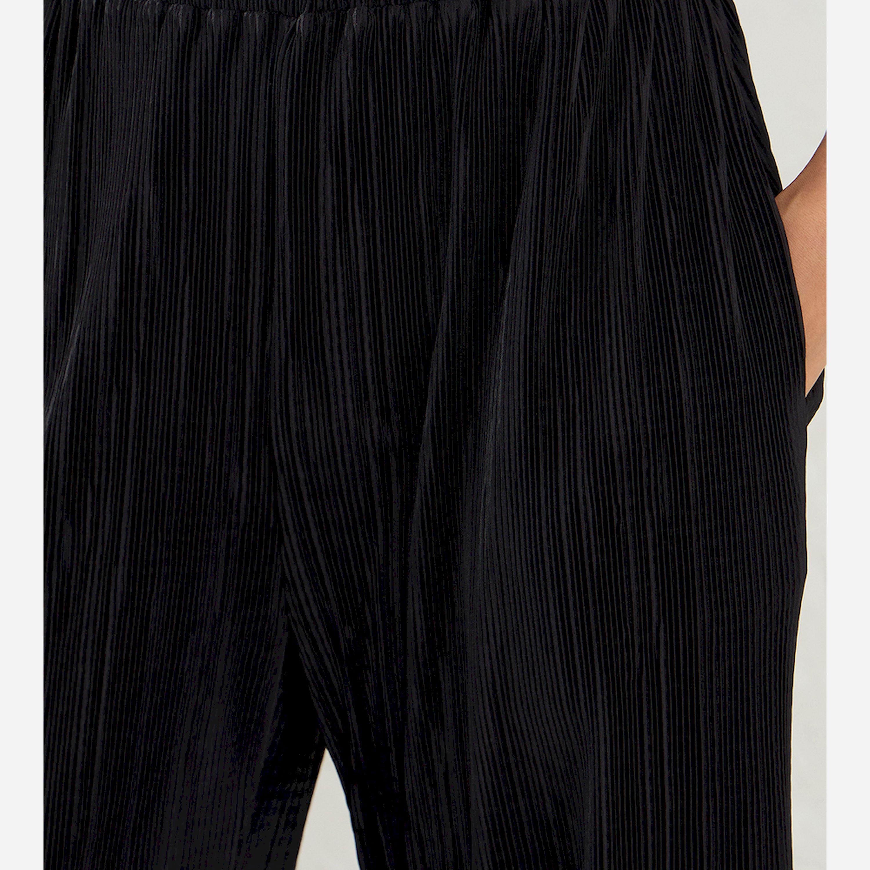 فيميلا × ستايلي - بنطال مستقيم أسود بليس-women-clothing-bottoms-trousers-image-6