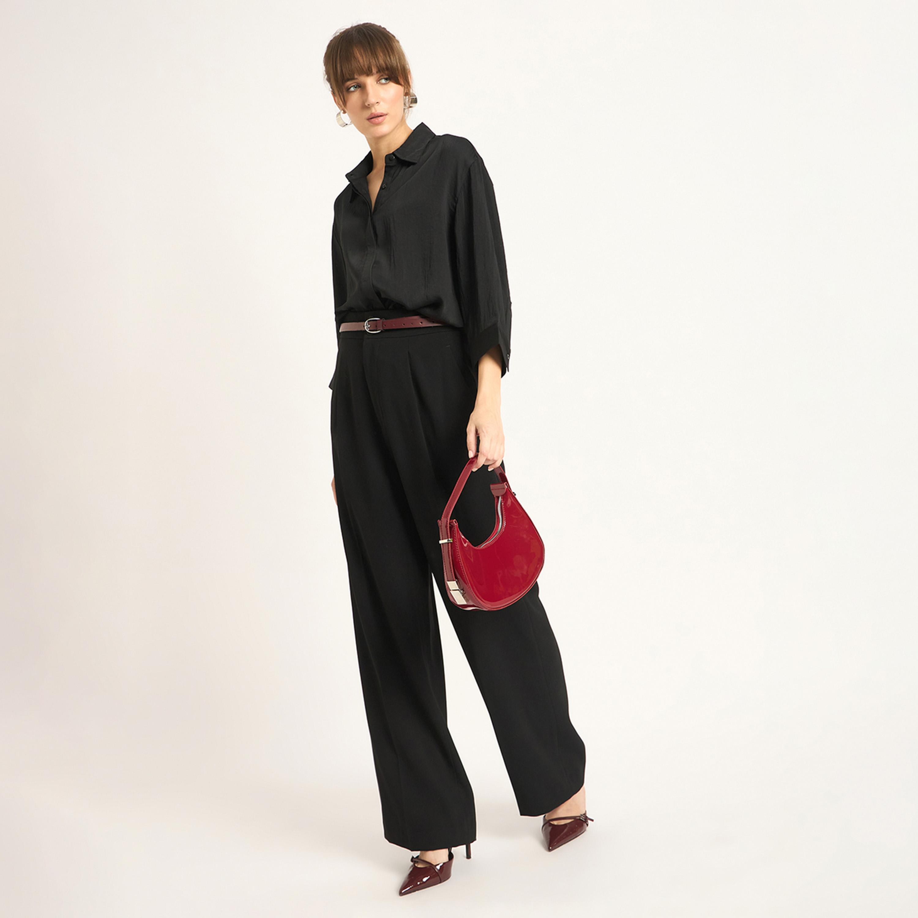 فيميلا × ستايلي - قميص ساتان أسود-women-clothing-shirtsandblouses-shirts-image-5