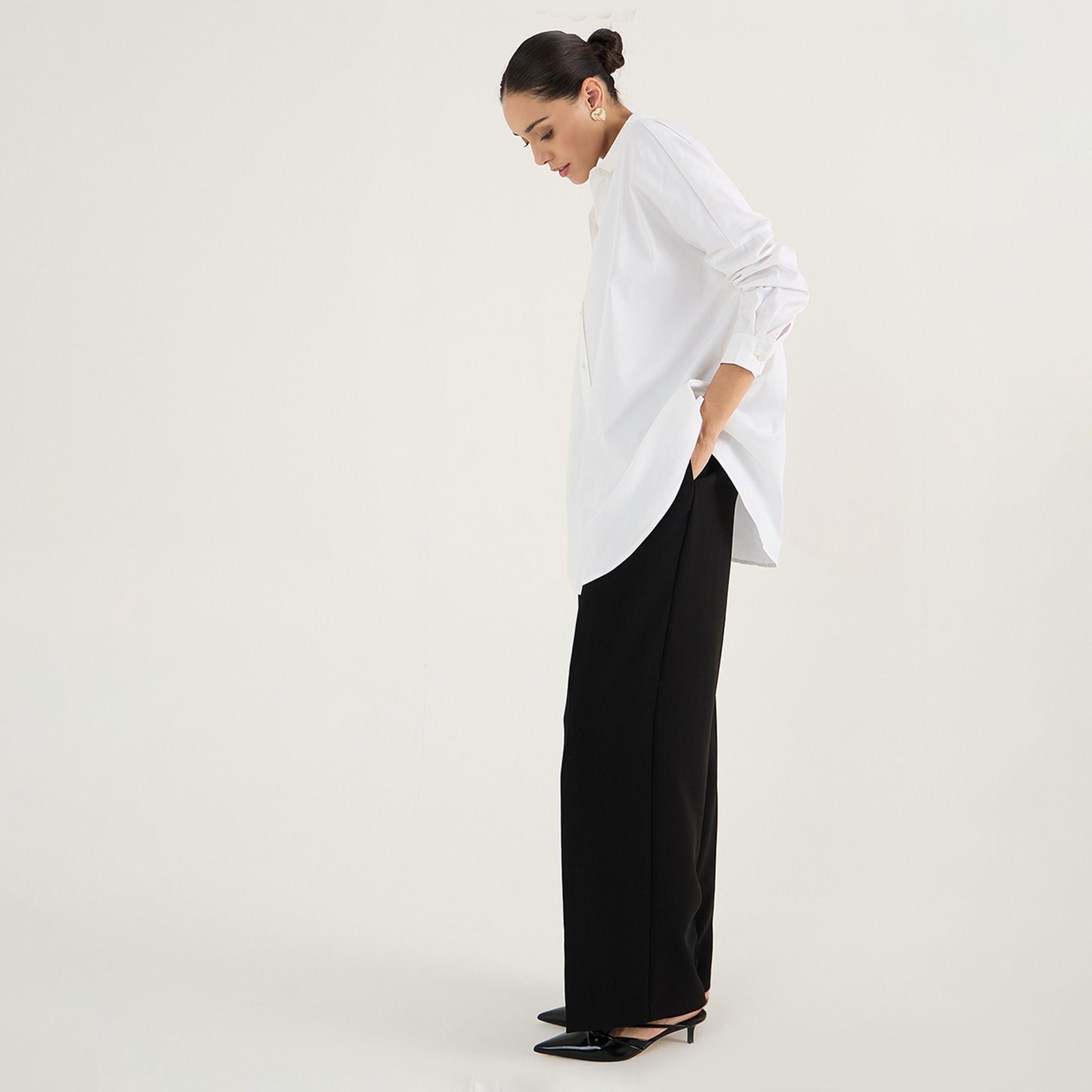 فيميلا × ستايلي - قميص قطني كبير الحجم باللون الأبيض-women-clothing-shirtsandblouses-shirts-image-5