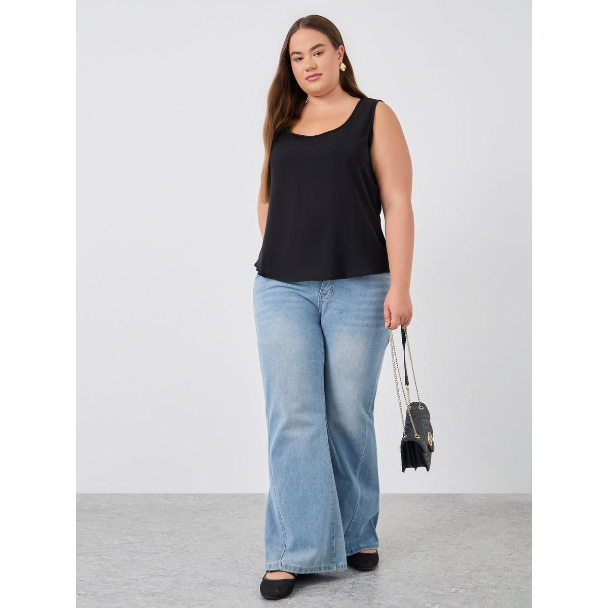 Styli Plus Size Solid Sleeveless Top-women-clothing-plussize-shirtsandblouses-blouses-image-2