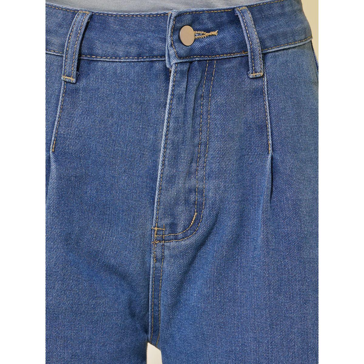 جينز بأرجل واسعة وخصر متوسط-women-clothing-bottoms-jeans-image-3