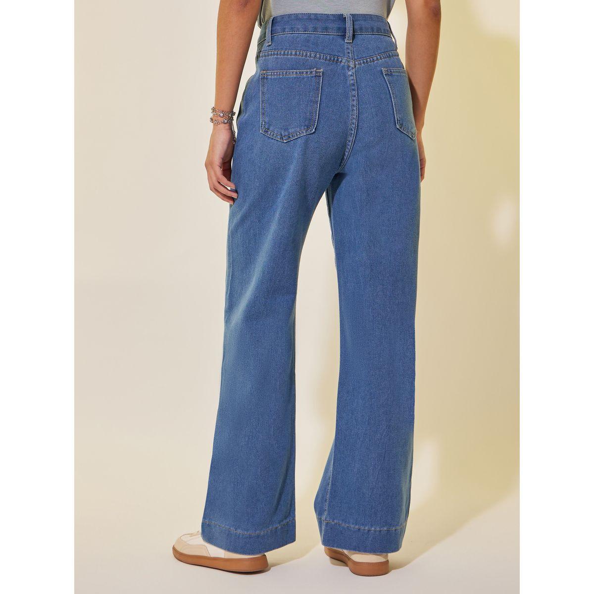 جينز بأرجل واسعة وخصر متوسط-women-clothing-bottoms-jeans-image-4