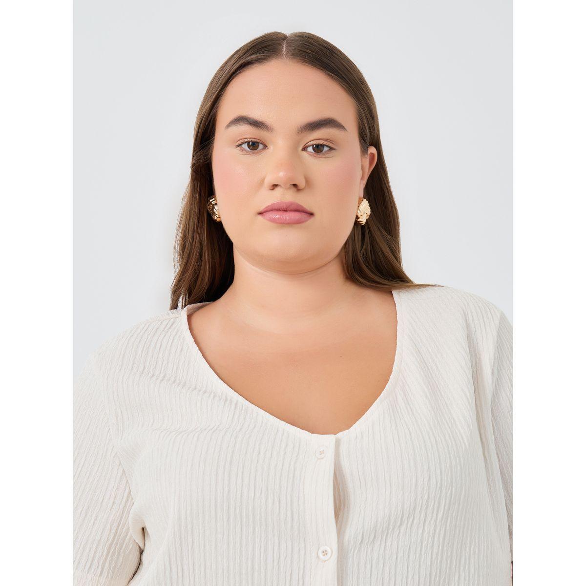 Styli Plus Size Striped Front Button Blouse-women-clothing-plussize-shirtsandblouses-blouses-image-3