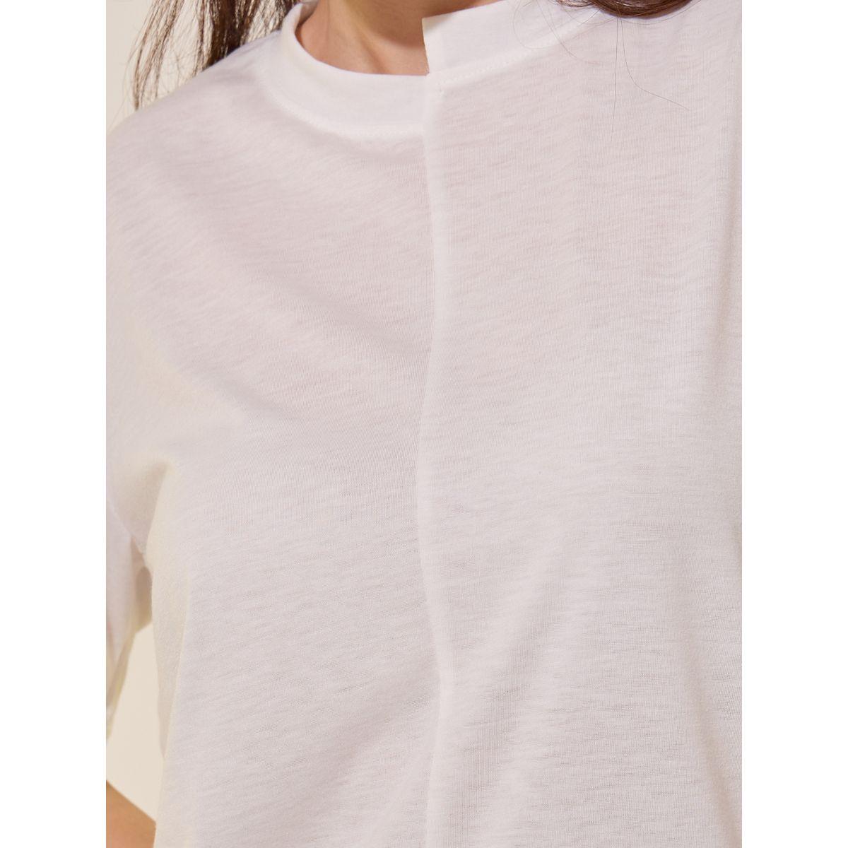 Styli Solid Asymmetrical Neck T-Shirt-women-clothing-tshirts-image-3