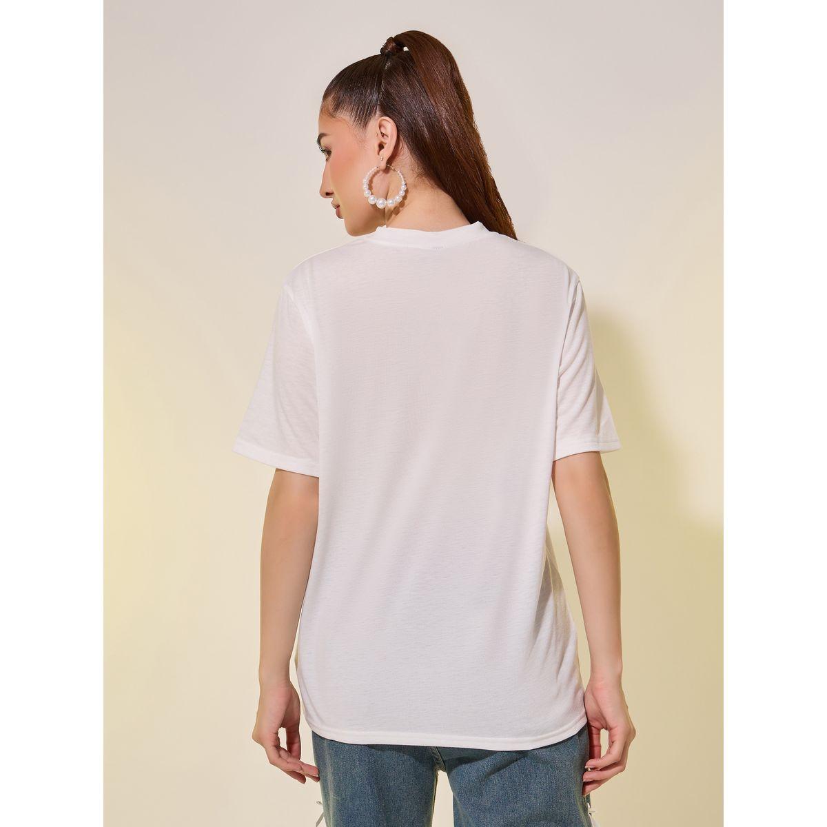 Styli Solid Asymmetrical Neck T-Shirt-women-clothing-tshirts-image-4