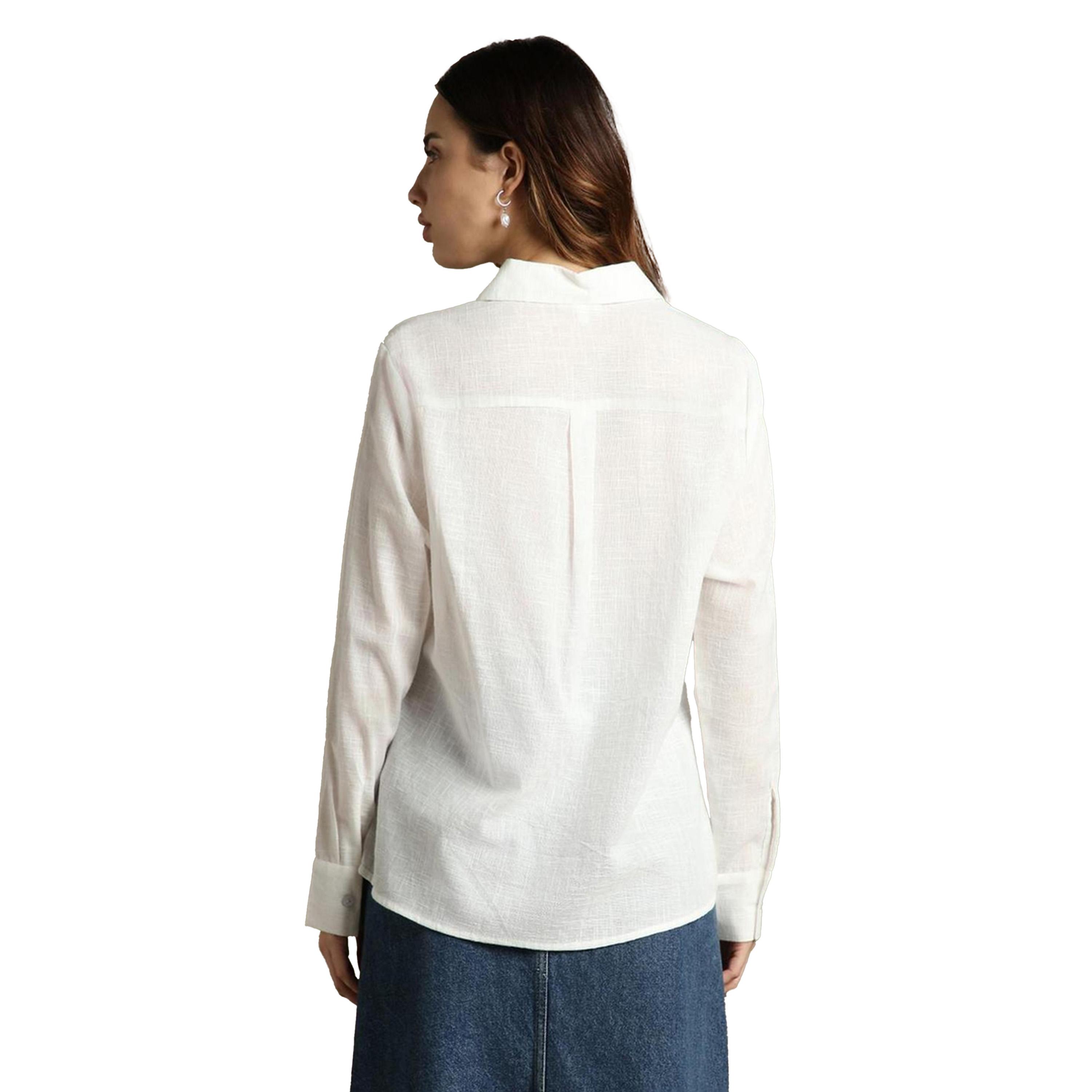 Dennis Lingo X Styli Textured Spread Collar Oversized Casual Shirt-women-clothing-shirtsandblouses-shirts-image-3