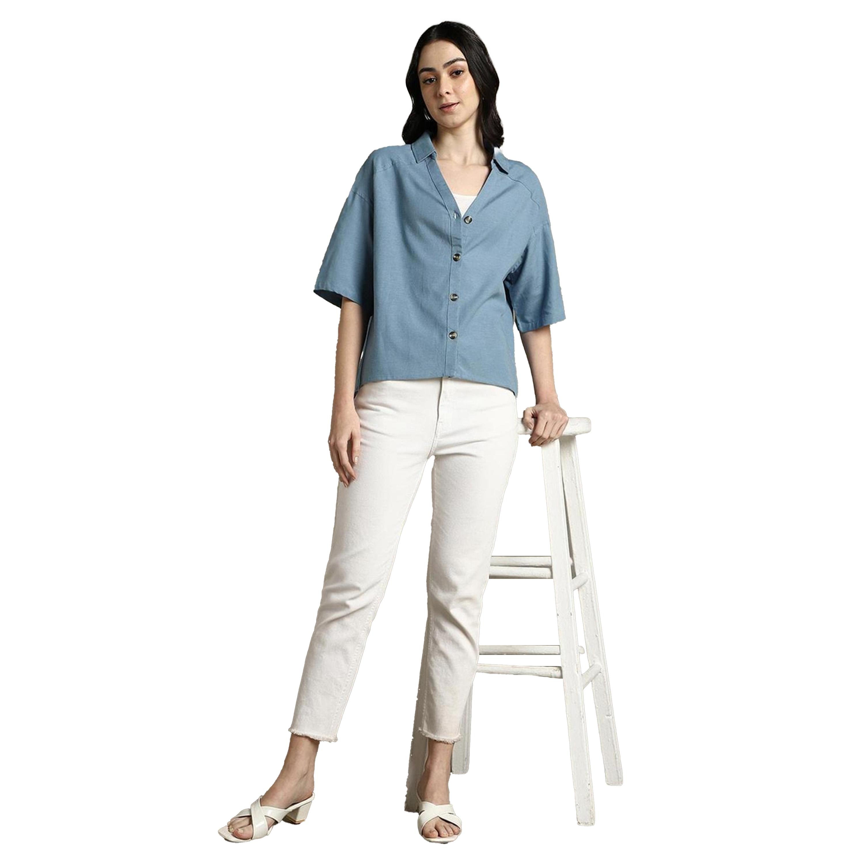 Dennis Lingo X Styli Plain Oversized Shirt-women-clothing-shirtsandblouses-shirts-image-5