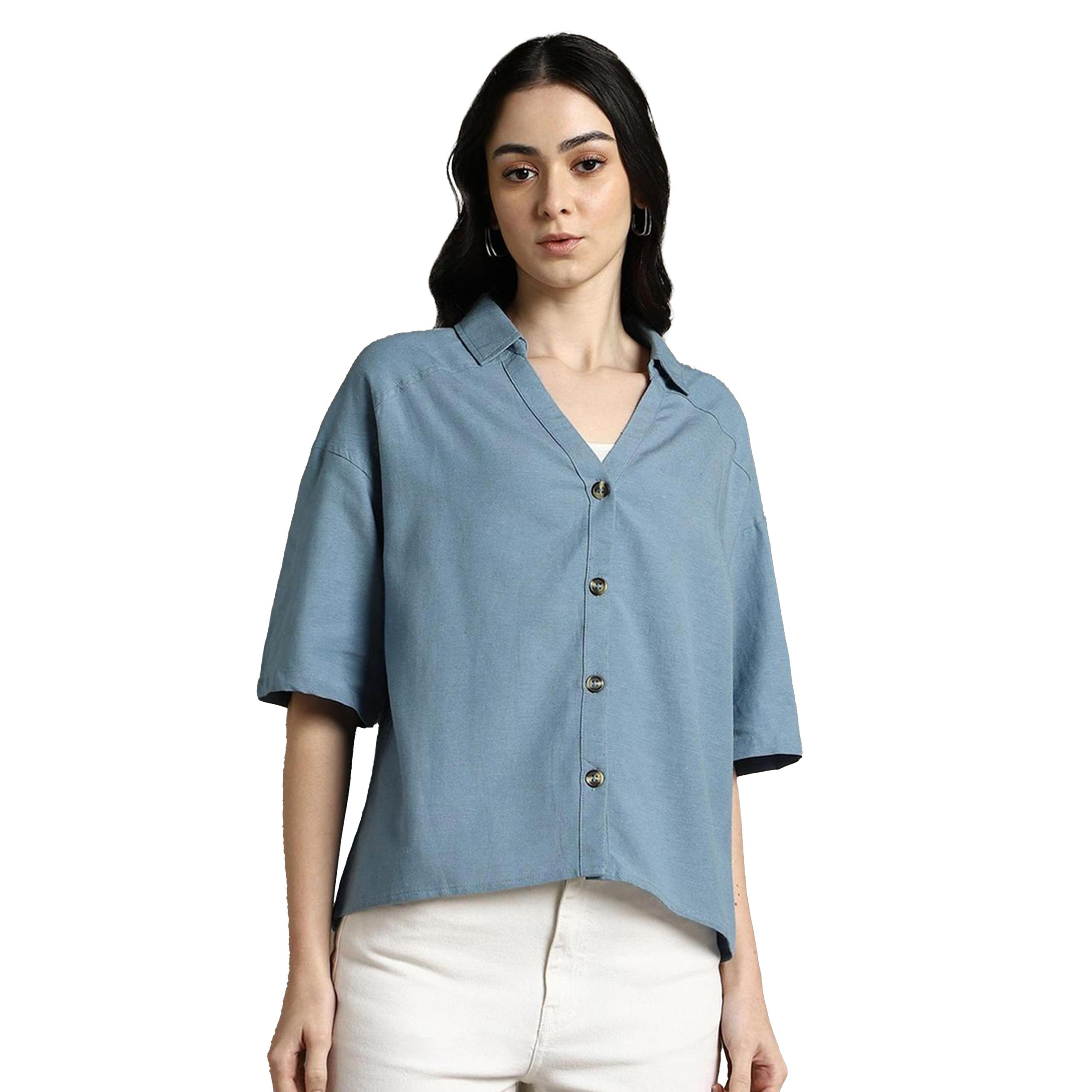 Dennis Lingo X Styli Plain Oversized Shirt-women-clothing-shirtsandblouses-shirts-image-6