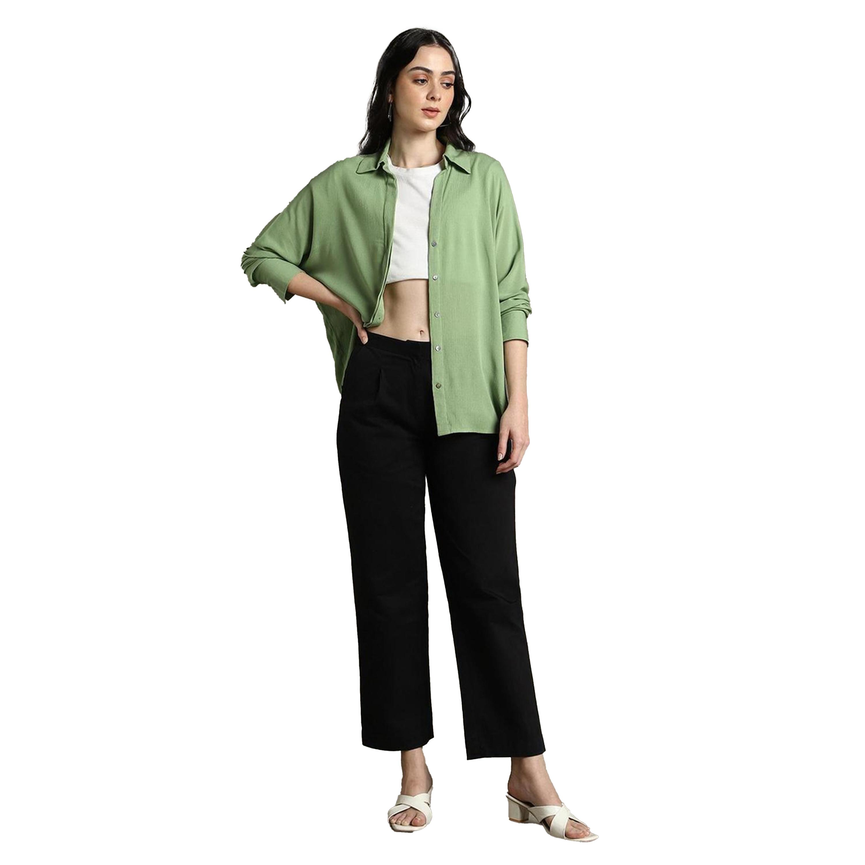 دينيس لينغو × ستايلي-  قميص كاجوال كبير الحجم بأكمام طويلة-women-clothing-shirtsandblouses-shirts-image-5