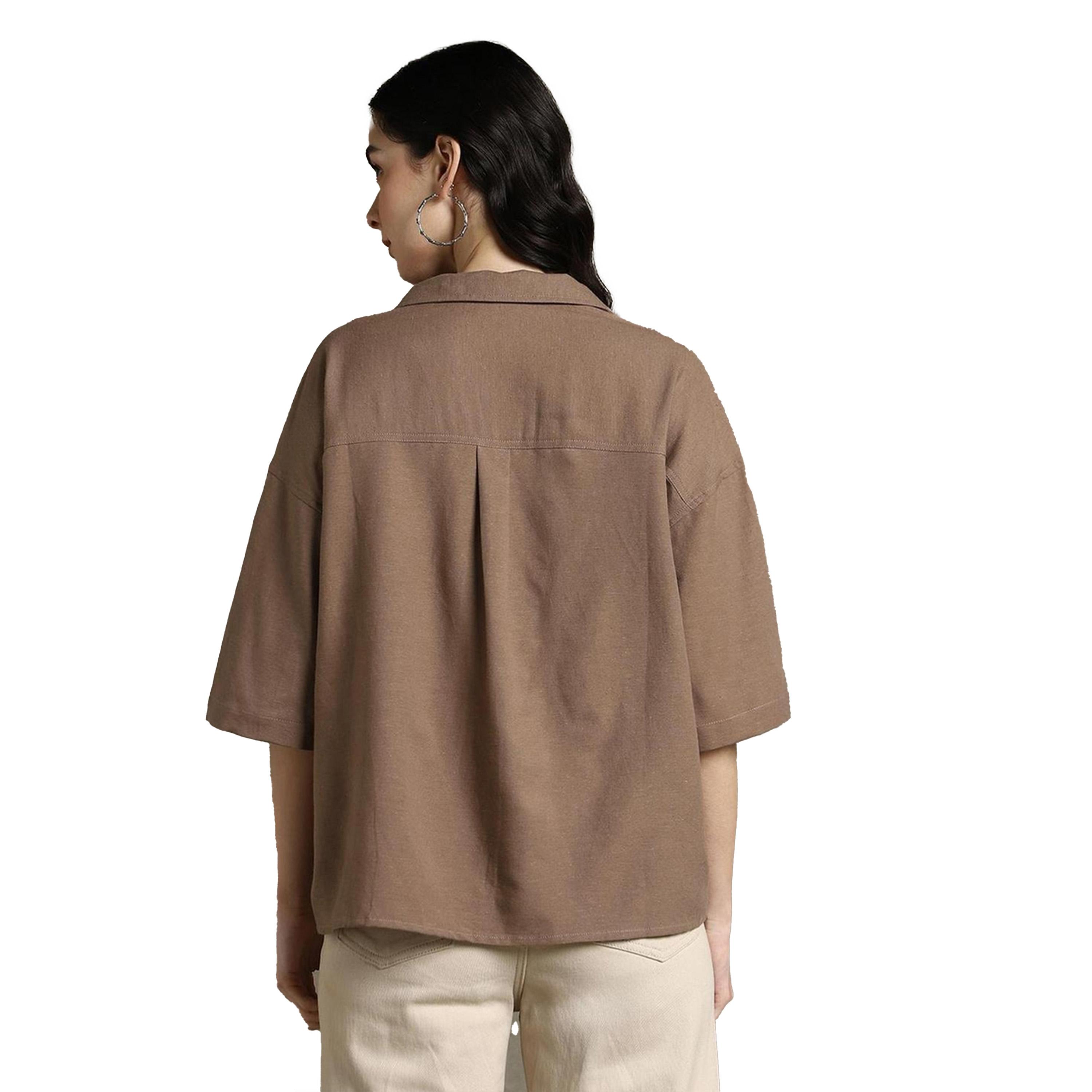 Dennis Lingo X Styli Spread Collar Casual Oversized Shirt-women-clothing-shirtsandblouses-shirts-image-3