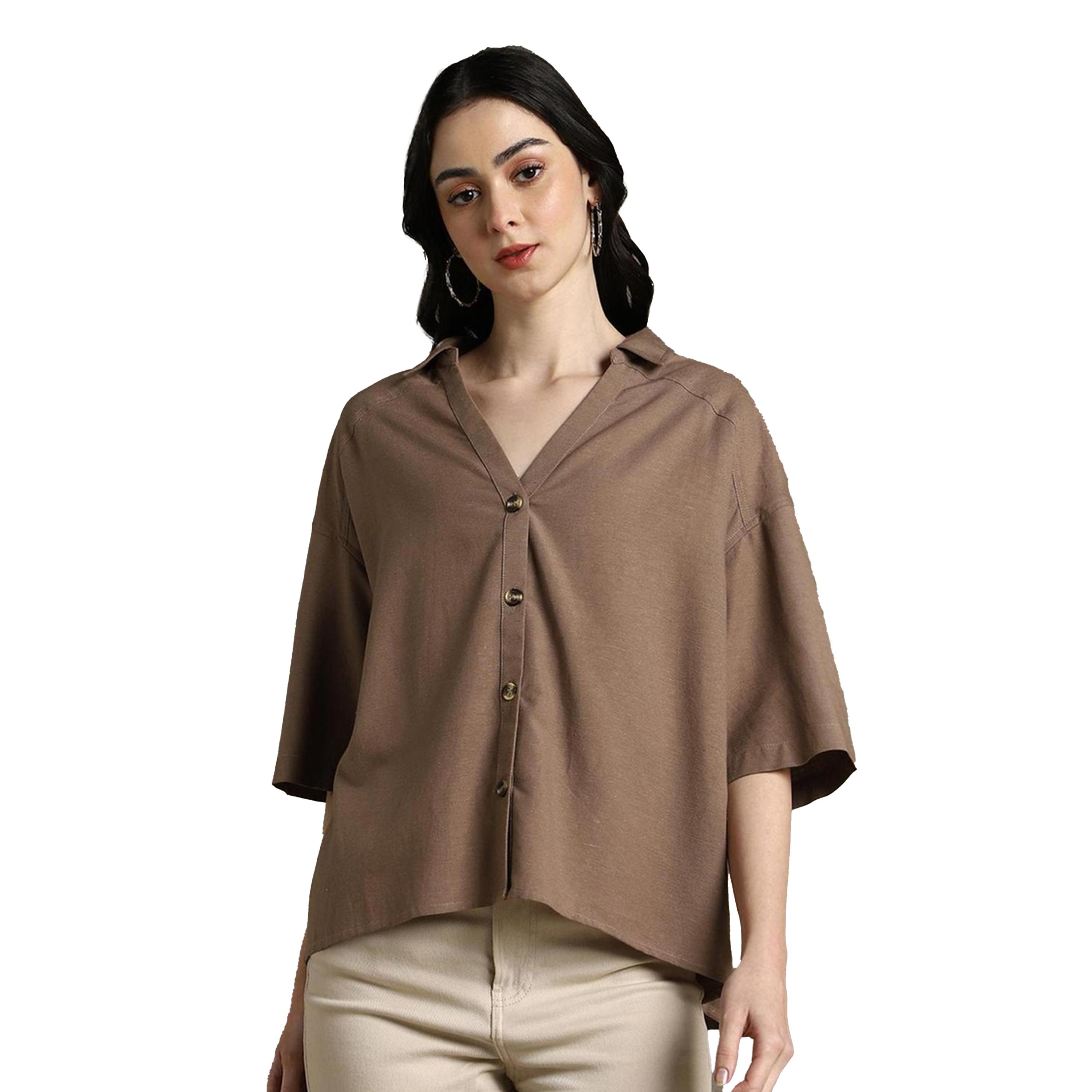 Dennis Lingo X Styli Spread Collar Casual Oversized Shirt-women-clothing-shirtsandblouses-shirts-image-6