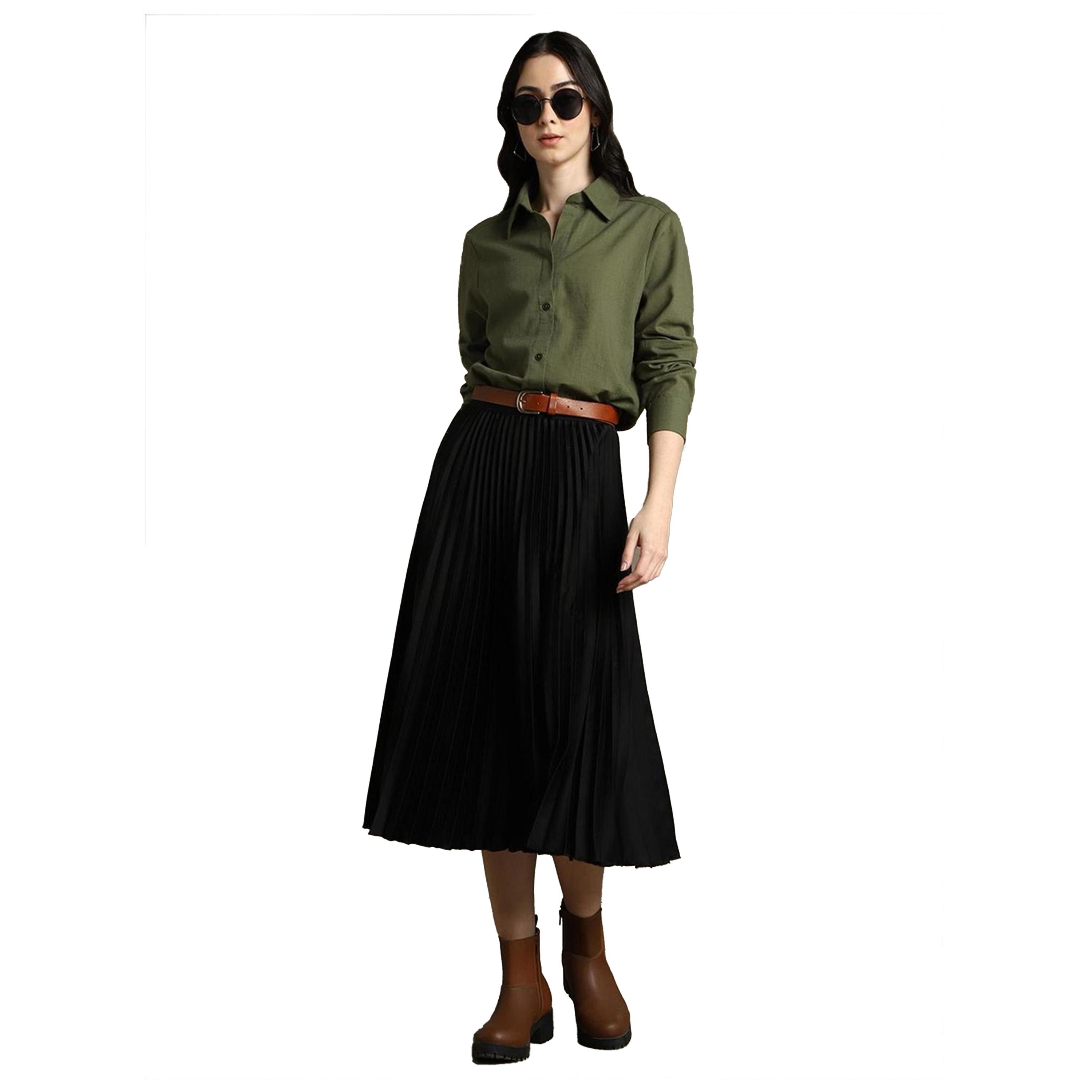 Dennis Lingo X Styli Texture Spread Collar Casual Shirt-women-clothing-shirtsandblouses-shirts-image-5