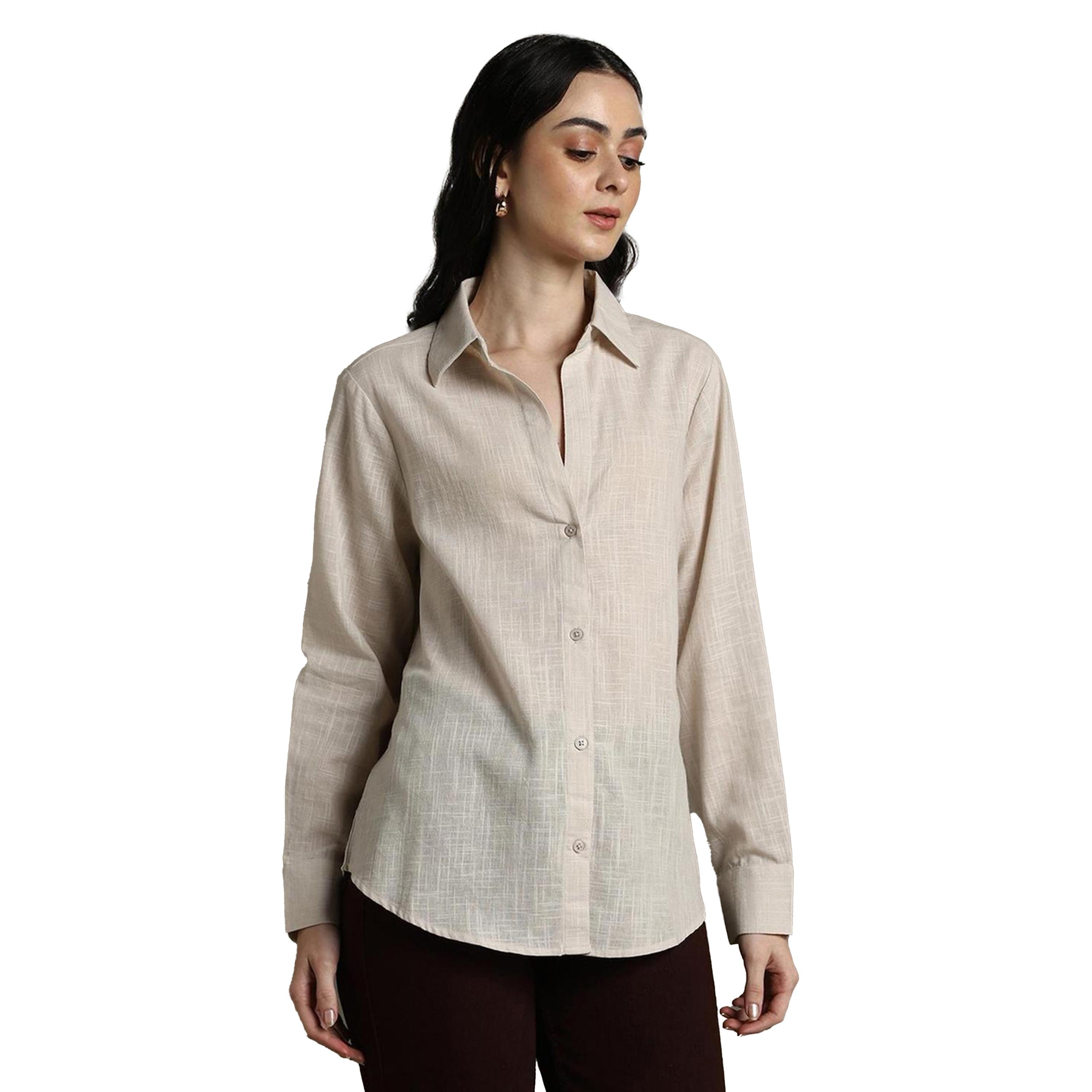 Dennis Lingo X Styli Textured Oversized Casual Shirt-women-clothing-shirtsandblouses-shirts-image-2