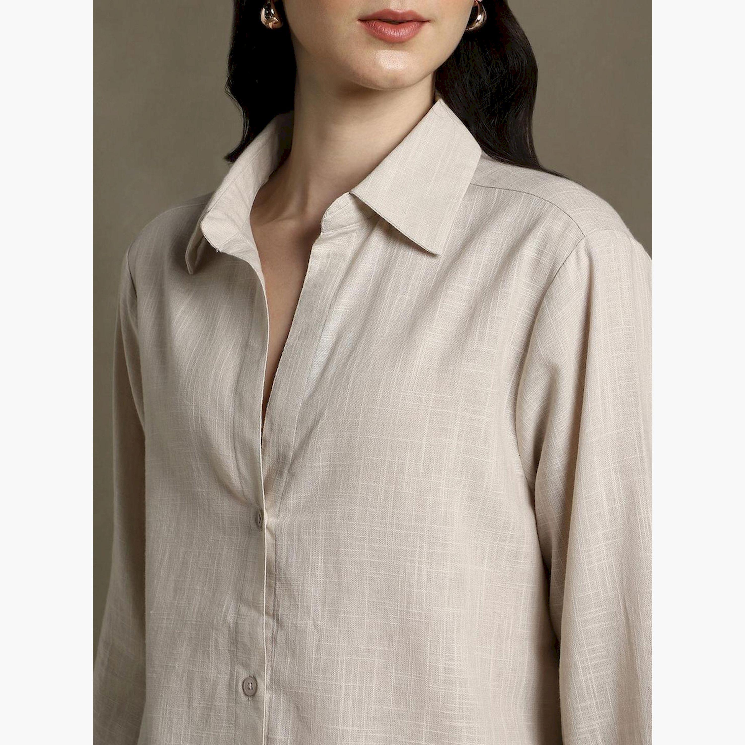 Dennis Lingo X Styli Textured Oversized Casual Shirt-women-clothing-shirtsandblouses-shirts-image-4