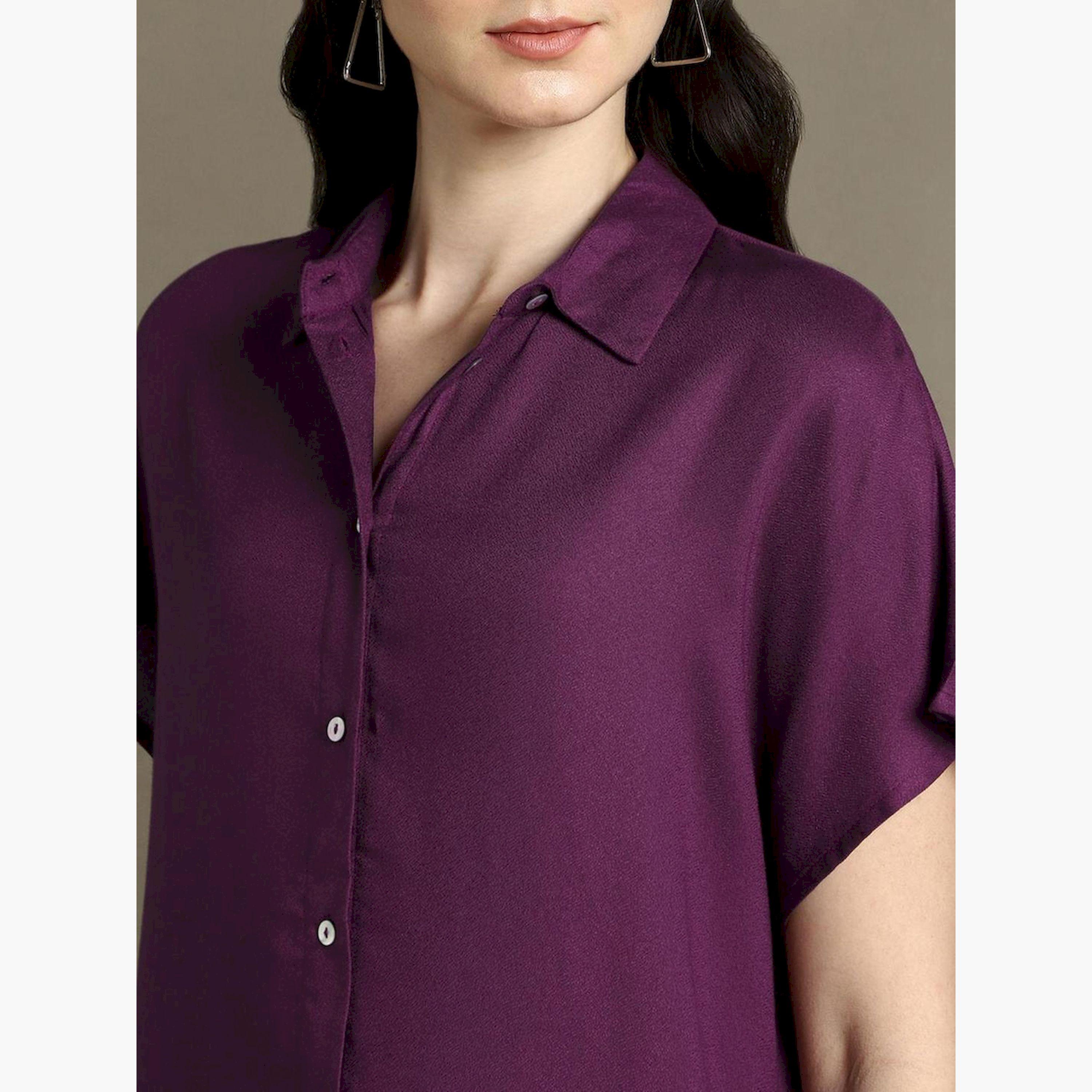 Dennis Lingo X Styli Spread Collar Casual Oversized Shirt-women-clothing-shirtsandblouses-shirts-image-4