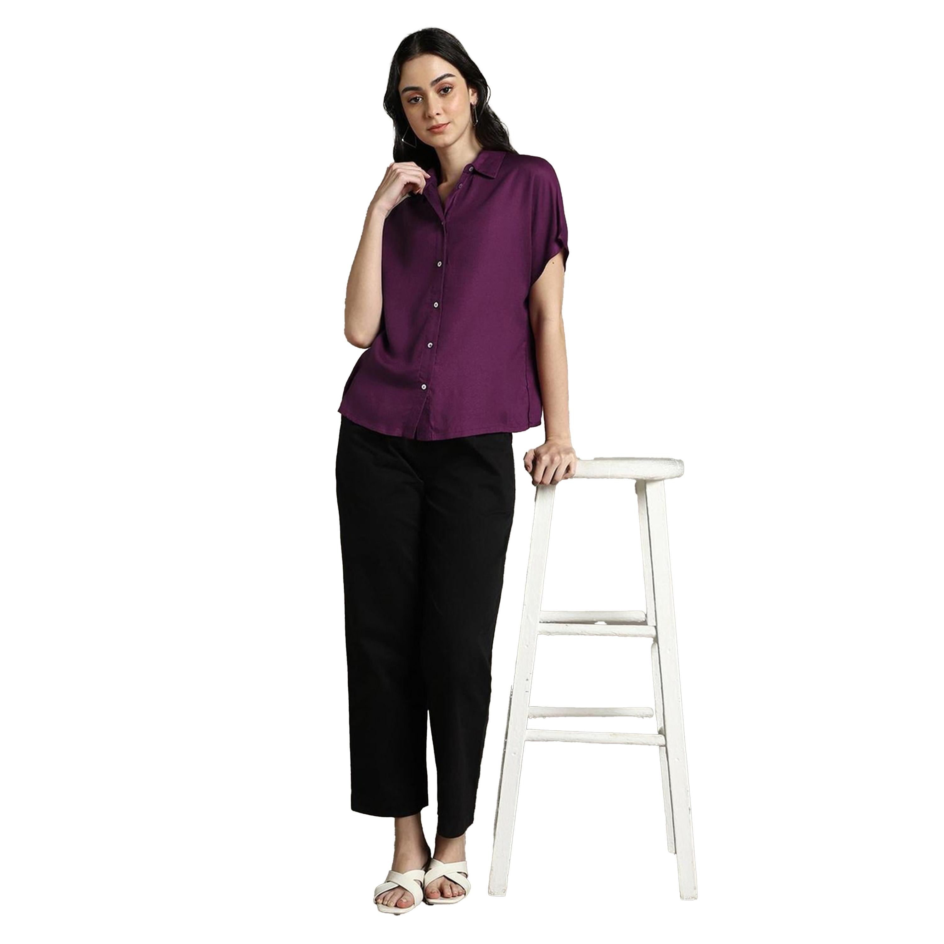 Dennis Lingo X Styli Spread Collar Casual Oversized Shirt-women-clothing-shirtsandblouses-shirts-image-5