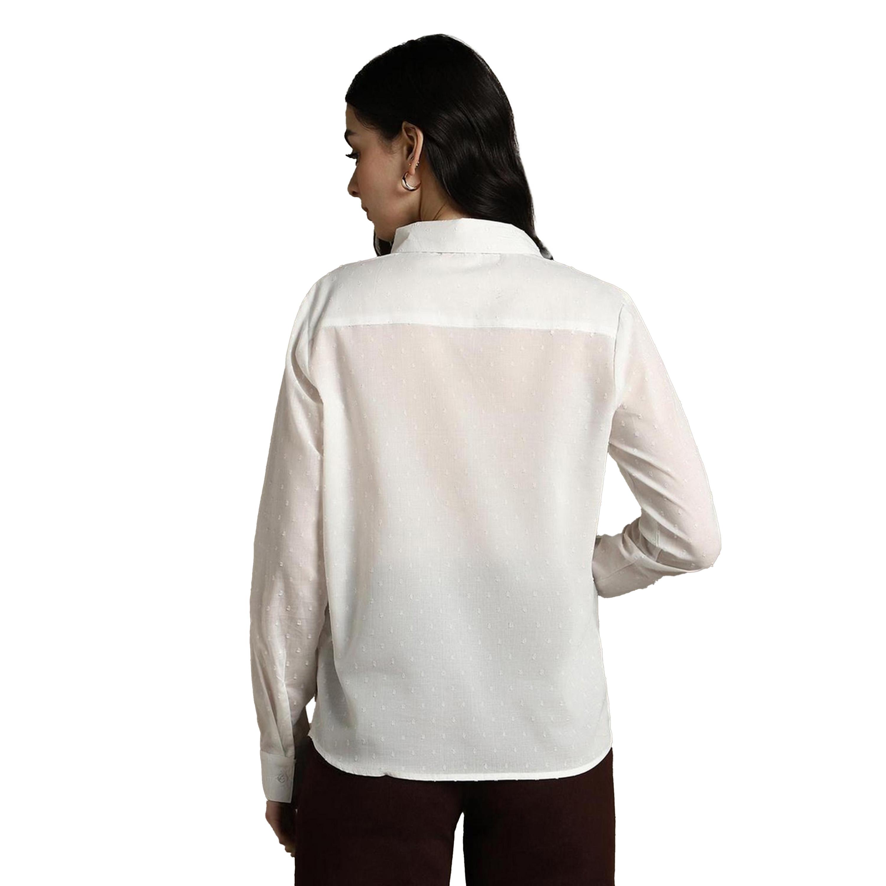 Dennis Lingo X Styli Textured Cotton Casual Shirt with Spread Collar-women-clothing-shirtsandblouses-shirts-image-3