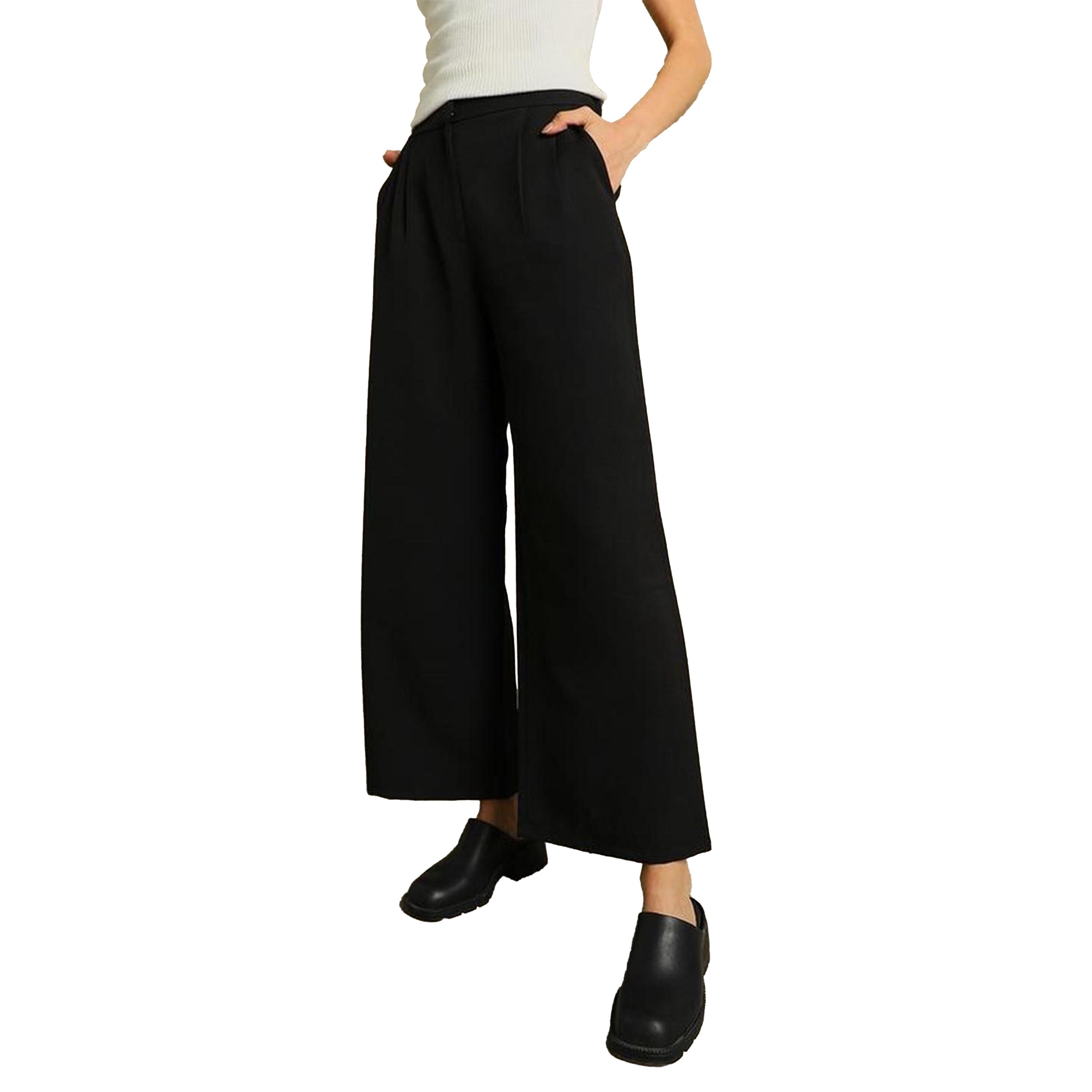 دينيس لينغو × ستايلي-  بنطال مطوي مريح-women-clothing-bottoms-trousers-image-2