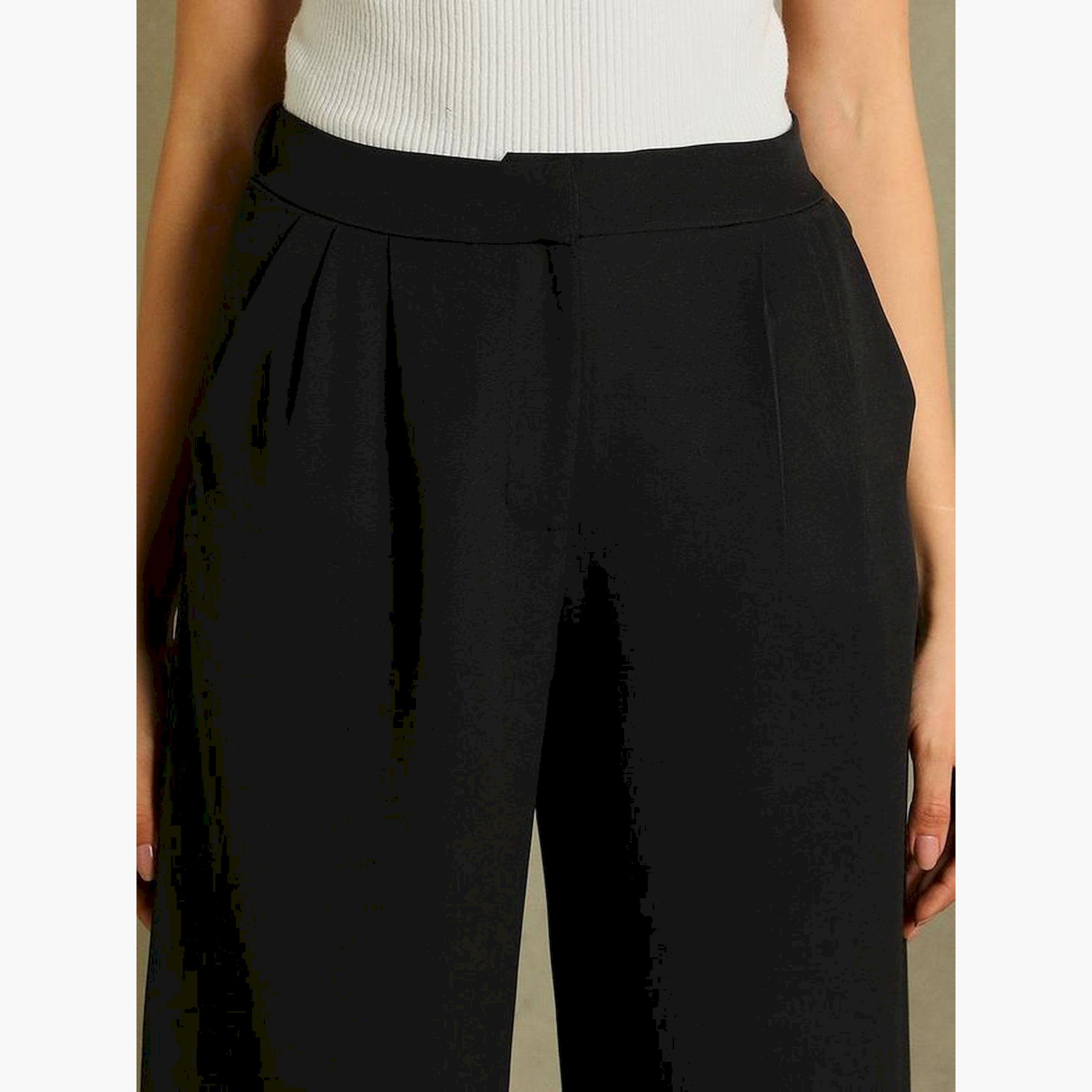 دينيس لينغو × ستايلي-  بنطال مطوي مريح-women-clothing-bottoms-trousers-image-3