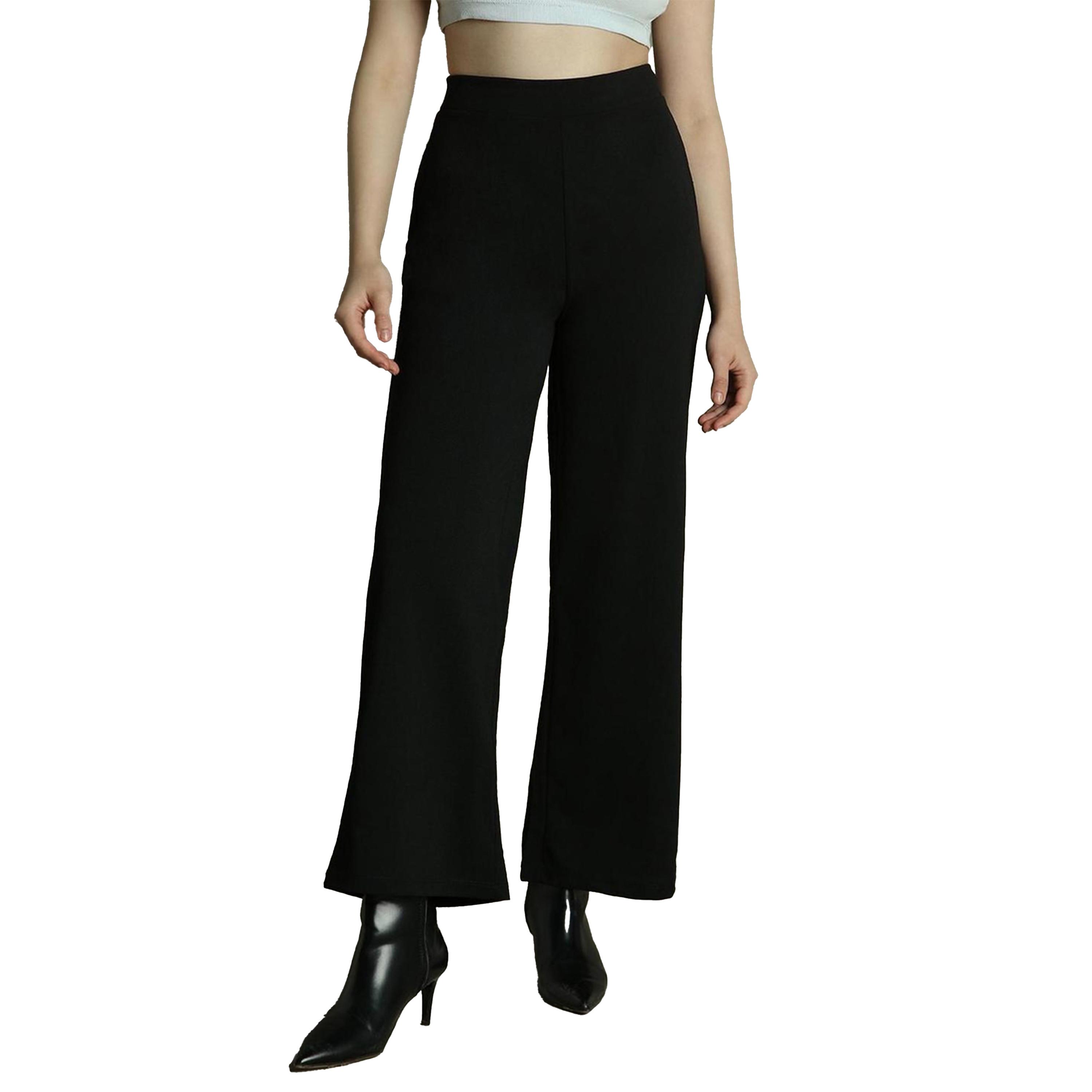 Dennis Lingo X Styli Solid Flared Trousers-women-clothing-bottoms-trousers-image-6