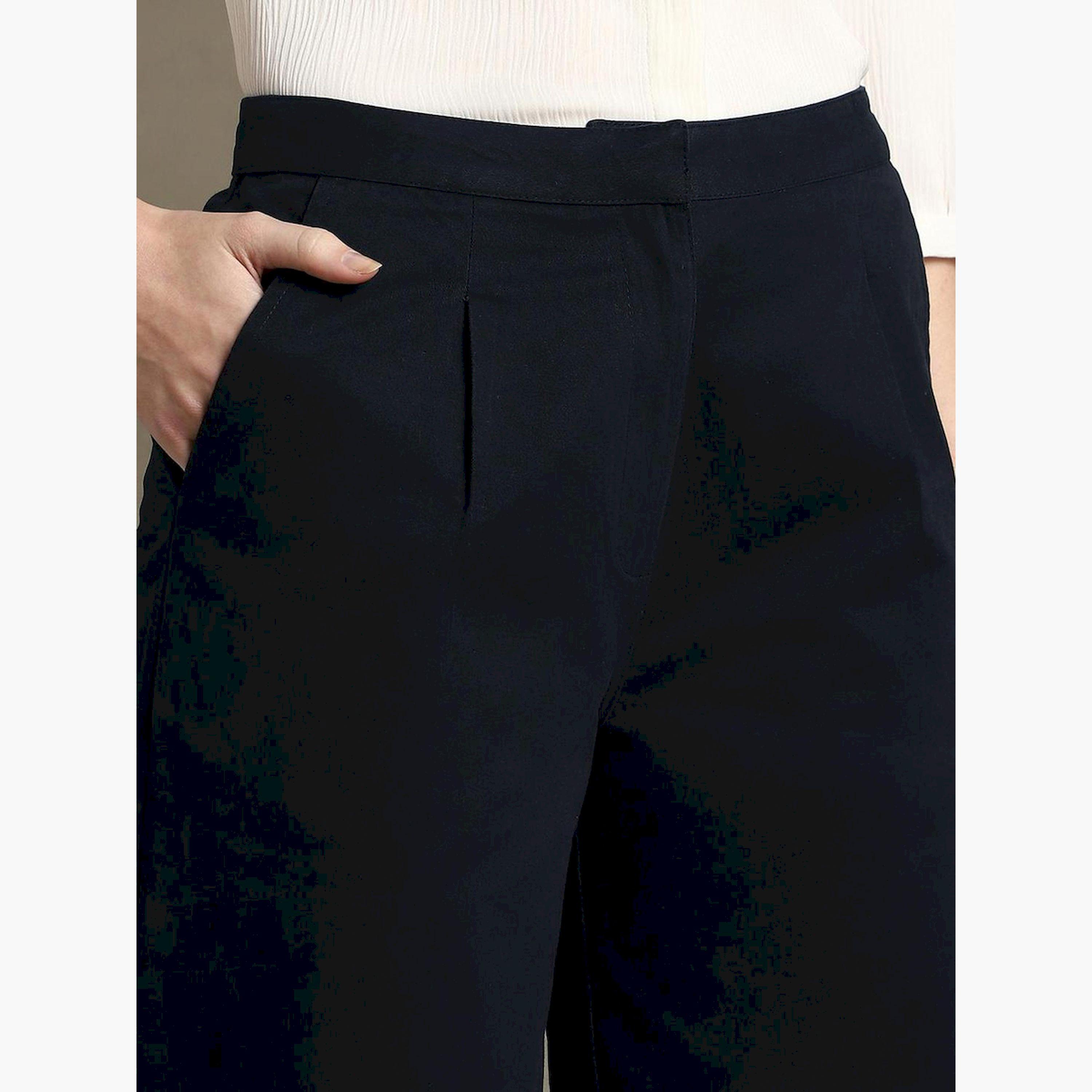 Dennis Lingo X Styli Cotton Mid-Rise Straight Fit Formal Trousers-women-clothing-bottoms-trousers-image-4