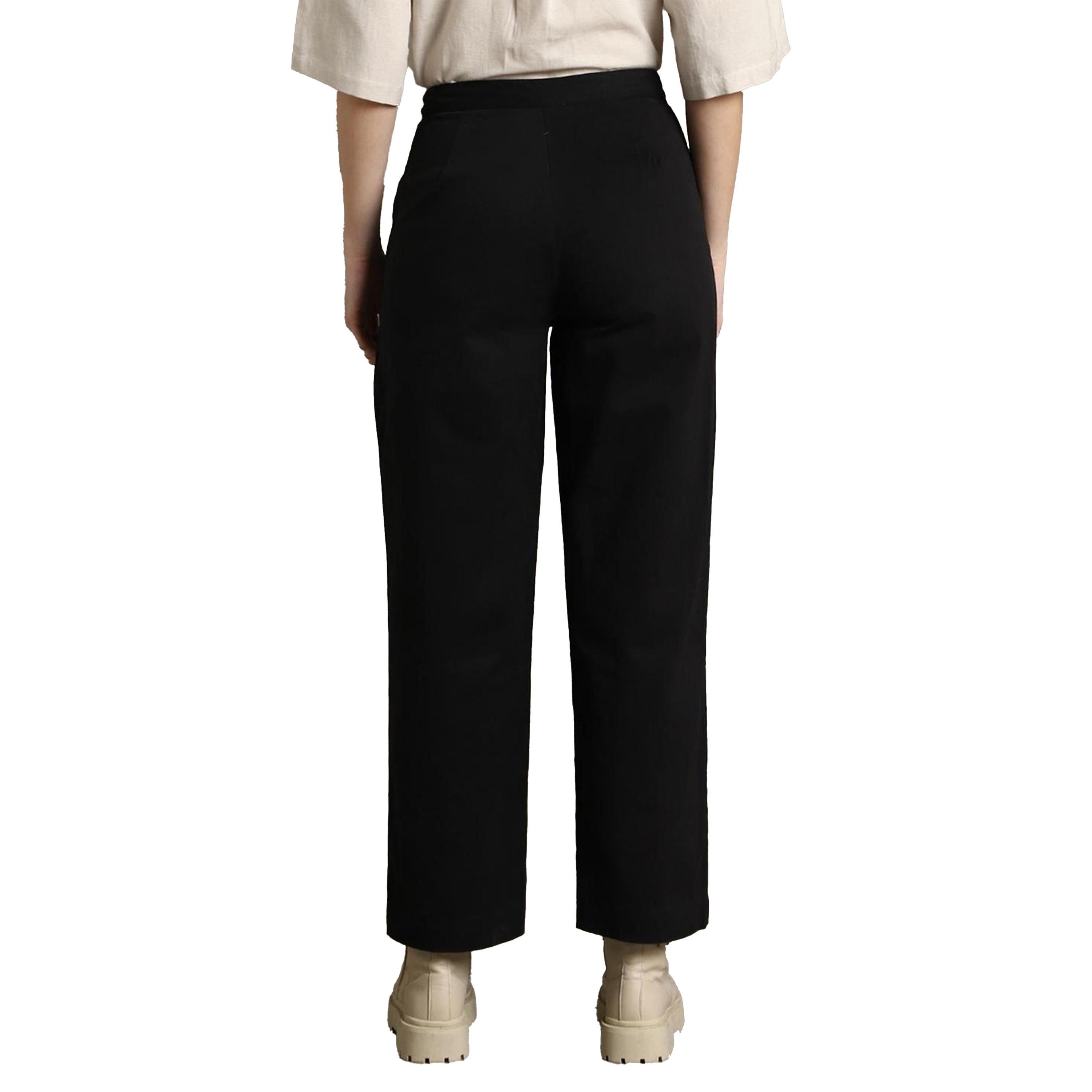 دينيس لينغو × ستايلي-  بنطال متوسط ​​الارتفاع قصّة مستقيمة-women-clothing-bottoms-trousers-image-3