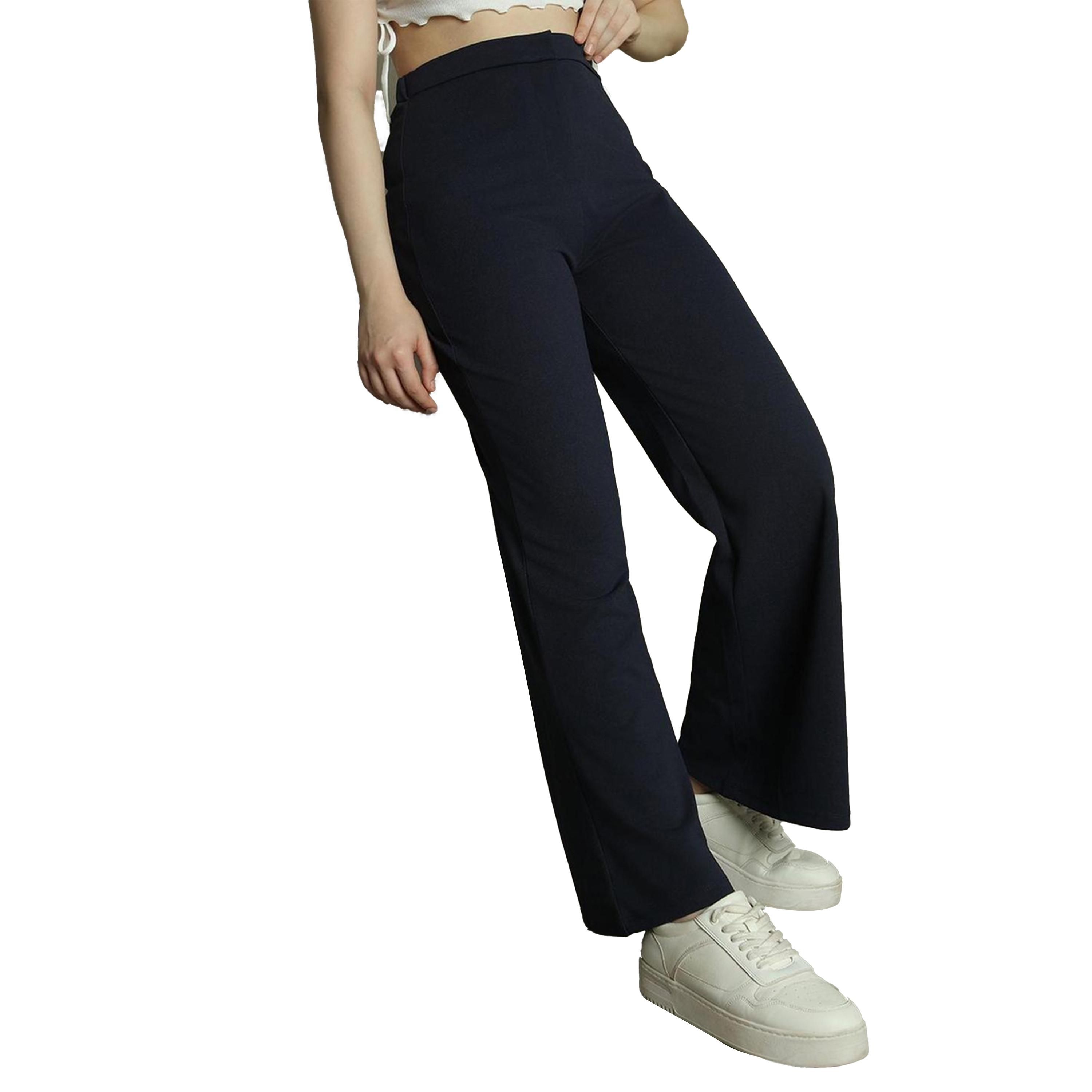 دينيس لينغو × ستايلي-  بنطال واسع متوسط ​​الارتفاع-women-clothing-bottoms-trousers-image-5