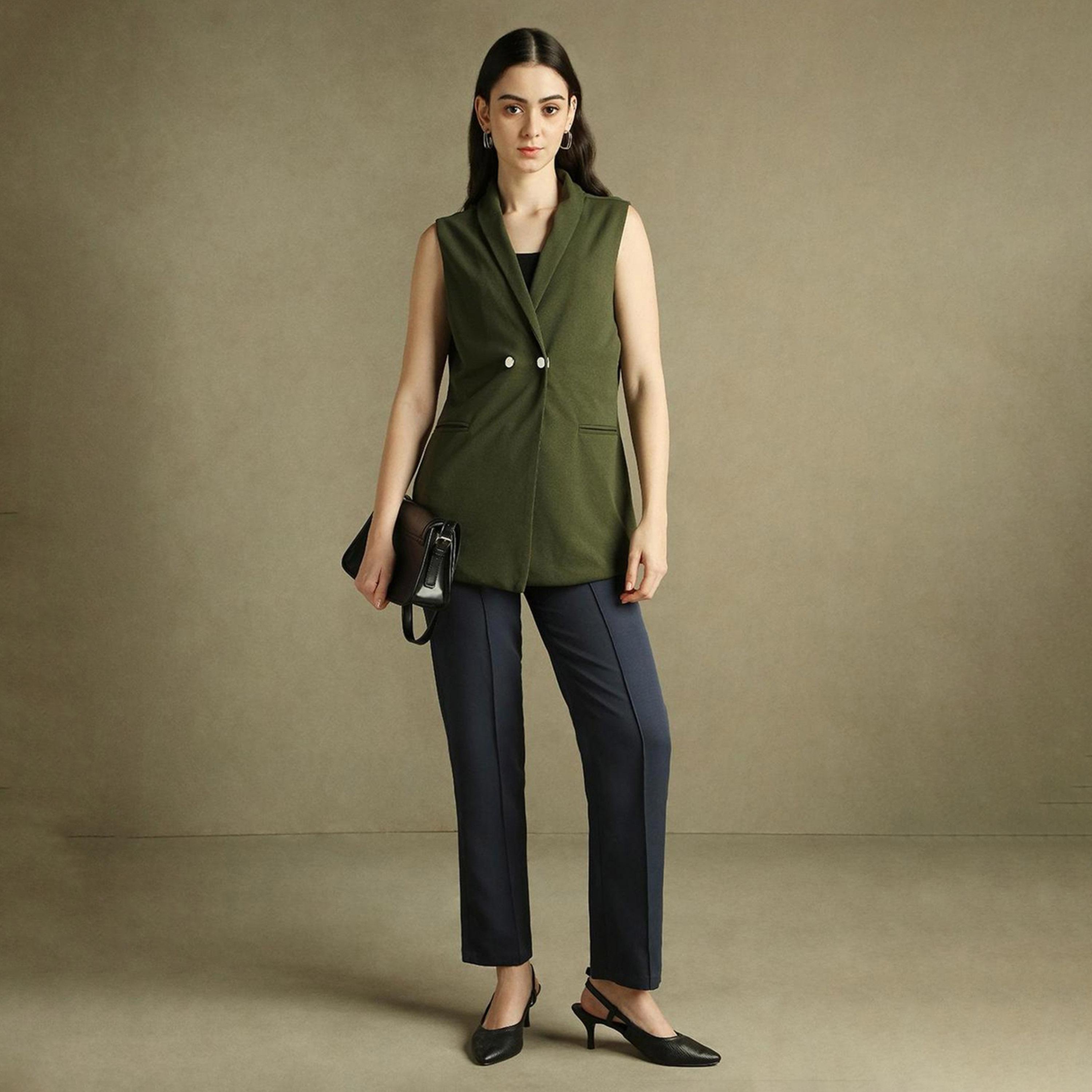 دينيس لينغو× ستايلي-  سترة بلا أكمام مزدوجة الصدر للنساء-women-clothing-coatsandjackets-blazers-image-6