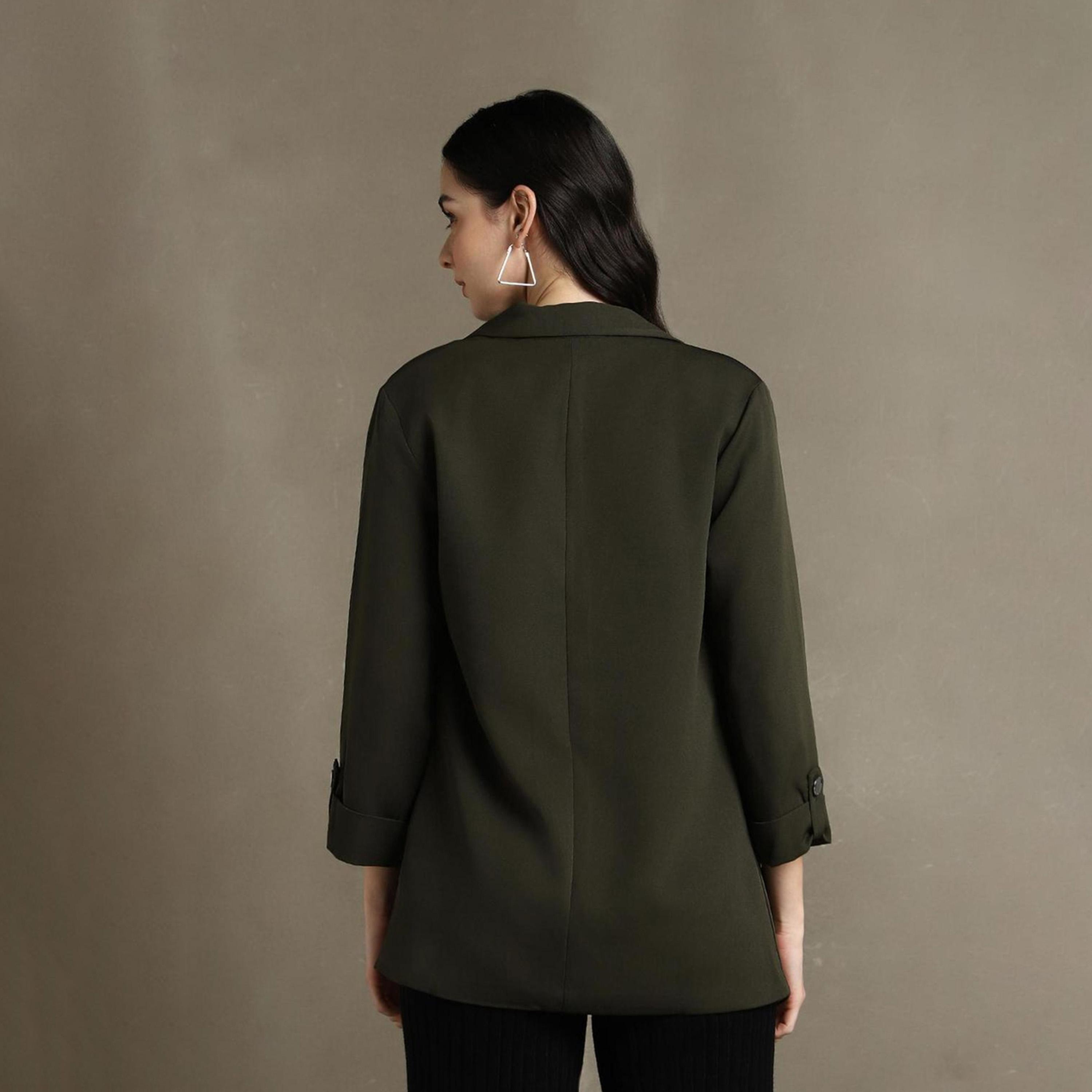 Dennis Lingo X Styli DL Woman Notched Lapel Front Open Blazers-women-clothing-coatsandjackets-blazers-image-2