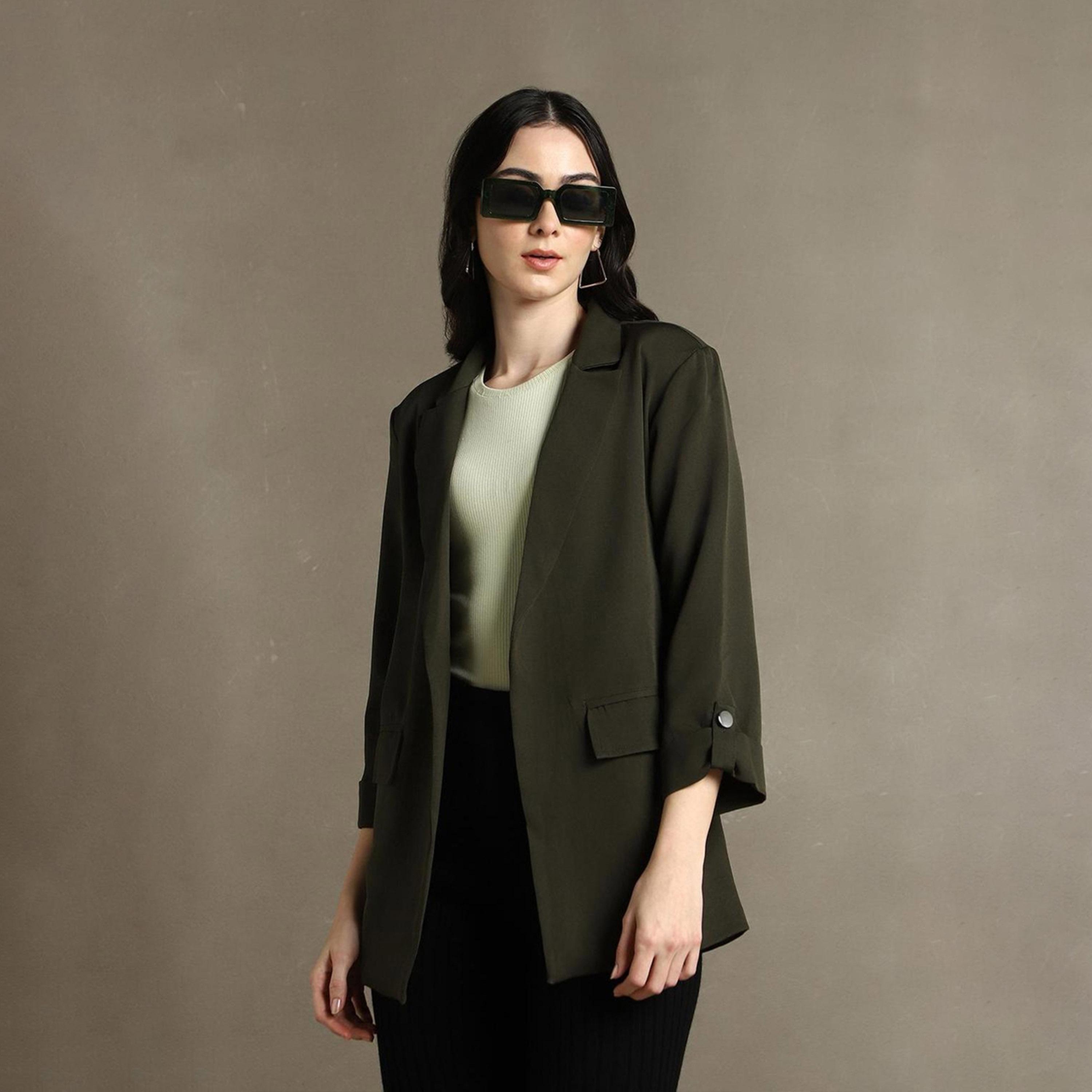 Dennis Lingo X Styli DL Woman Notched Lapel Front Open Blazers-women-clothing-coatsandjackets-blazers-image-5