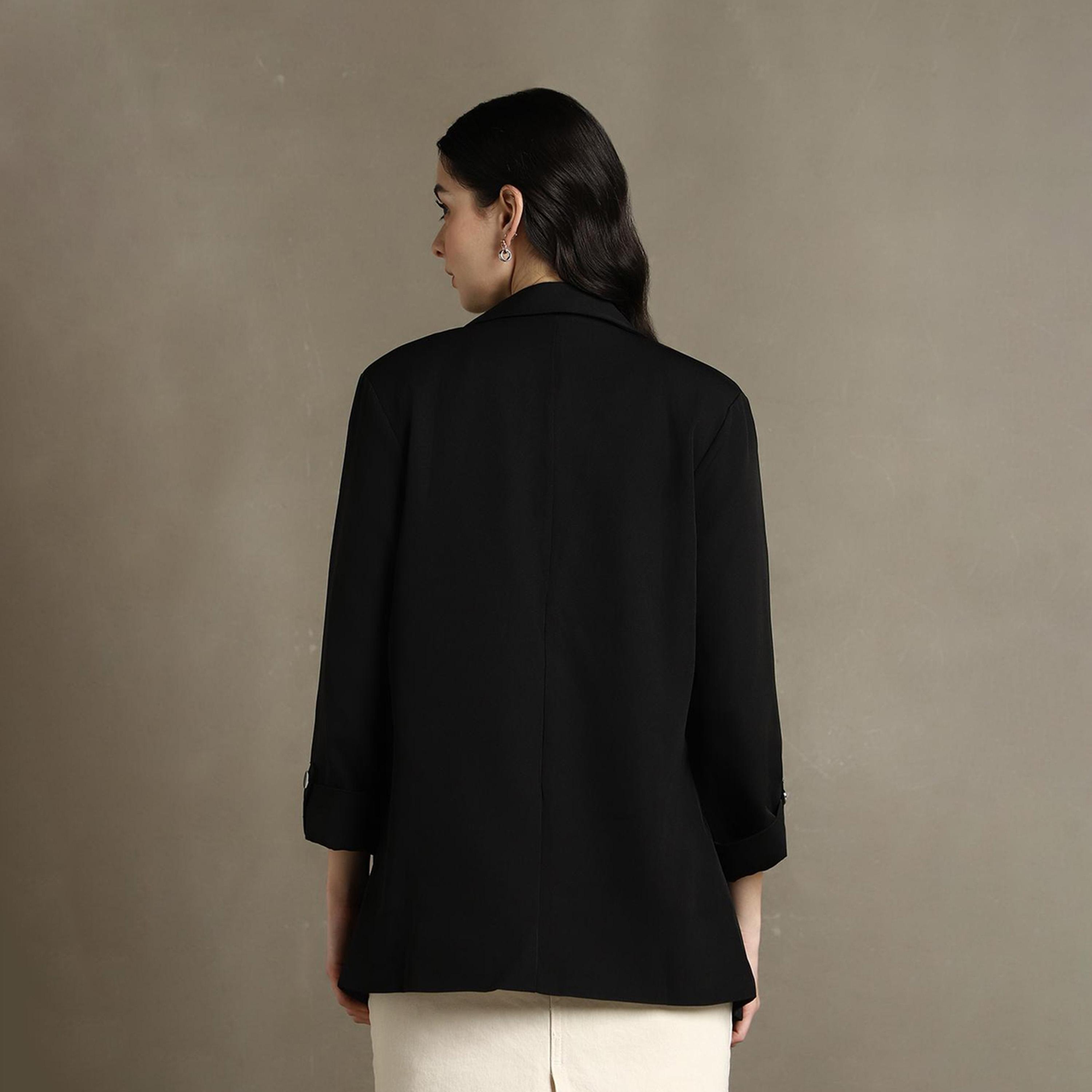Dennis Lingo X Styli DL Woman Notched Lapel Front Open Blazers-women-clothing-coatsandjackets-blazers-image-3