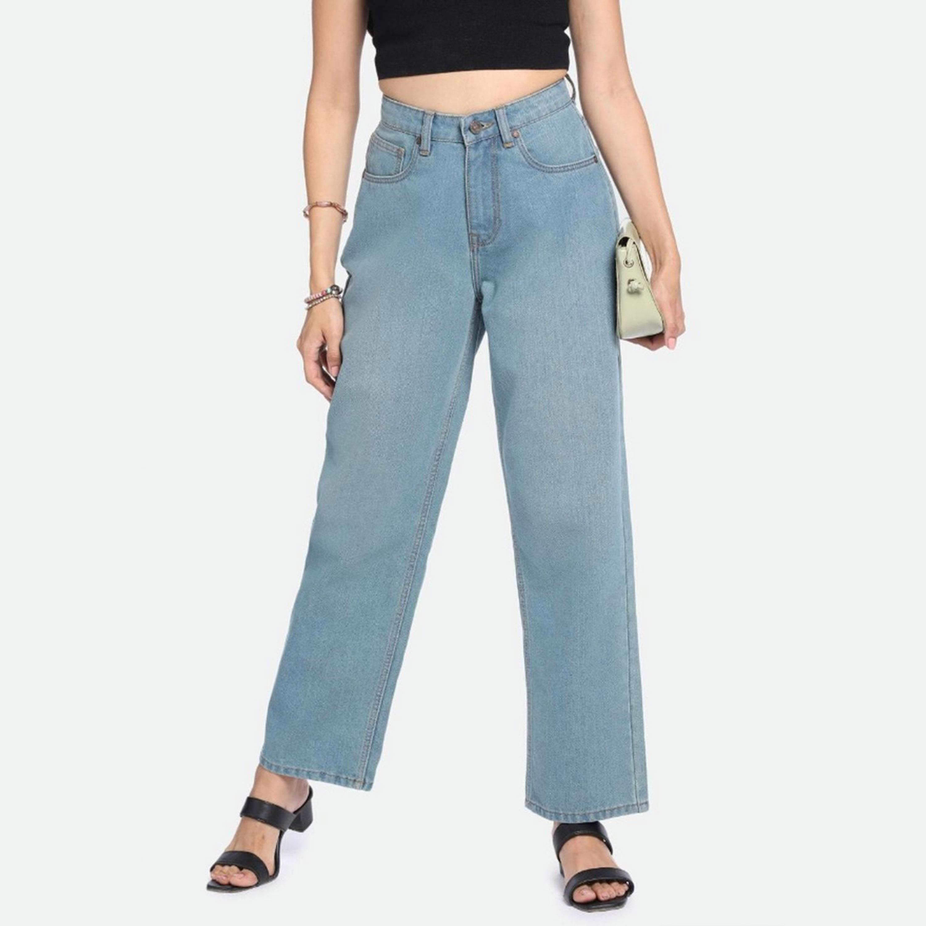 Dennis Lingo X Styli DL Woman Relaxed Fit High-Rise Clean Look Stretchable Jeans-women-clothing-bottoms-jeans-image-4
