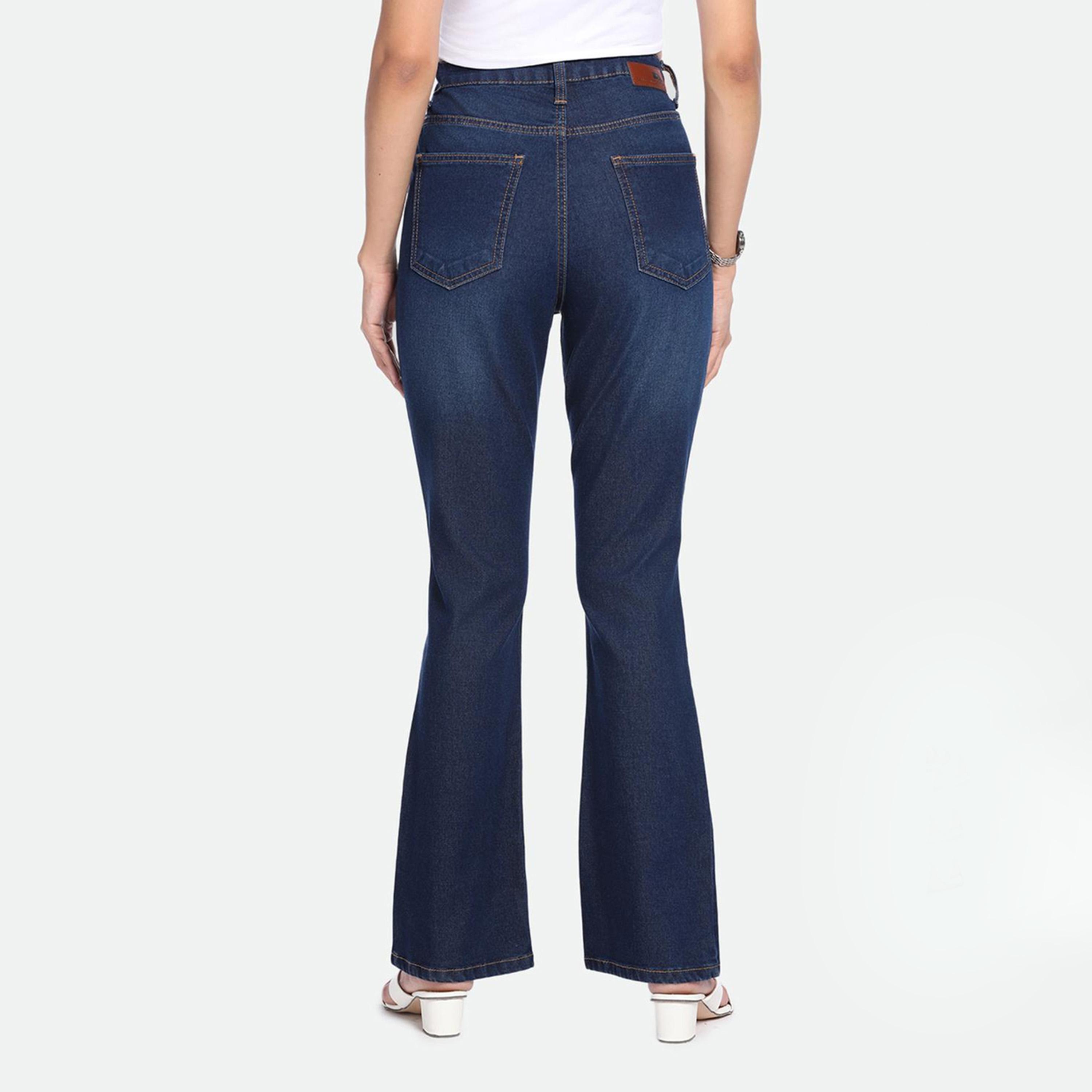 Dennis Lingo X Styli DL Woman Bootcut High-Rise Light Fade Stretchable Jeans-women-clothing-bottoms-jeans-image-4