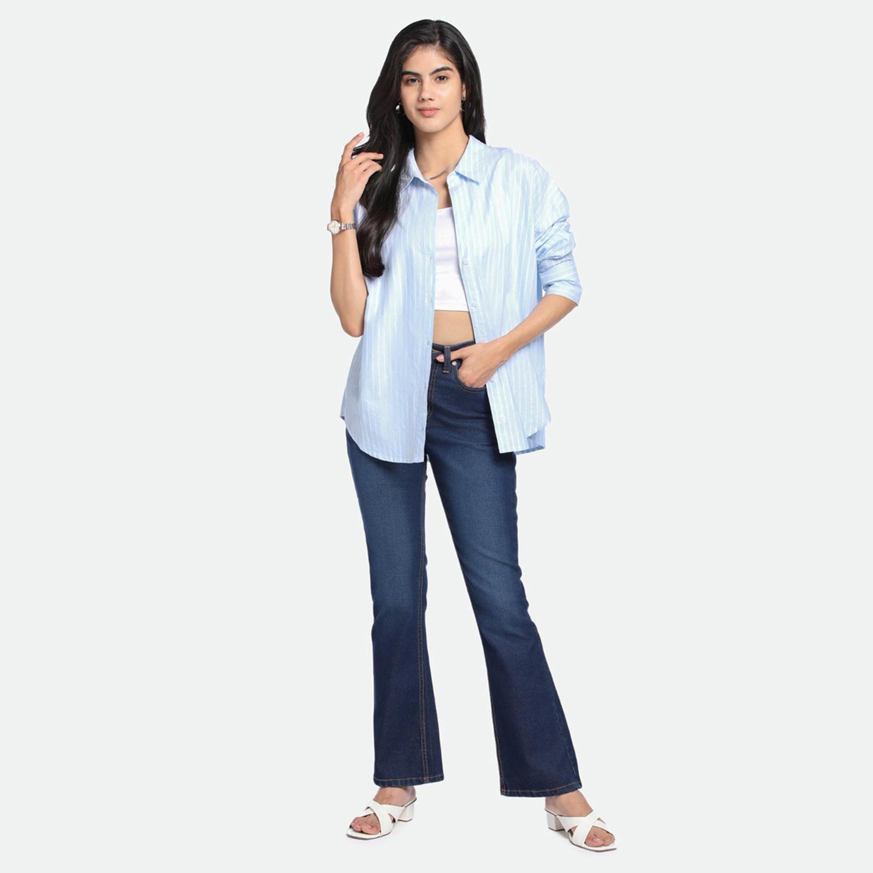 Dennis Lingo X Styli DL Woman Bootcut High-Rise Light Fade Stretchable Jeans-women-clothing-bottoms-jeans-image-6
