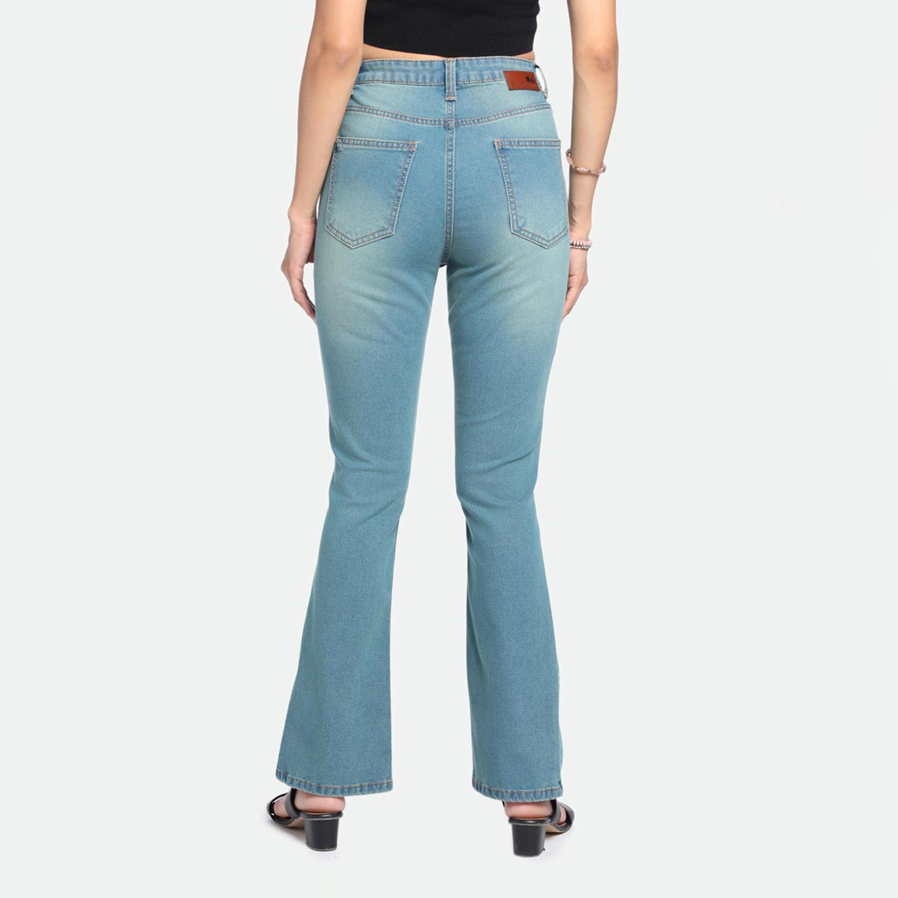 Dennis Lingo X Styli DL Woman Bootcut High-Rise Clean Look Light Fade Stretchable Jeans-women-clothing-bottoms-jeans-image-4