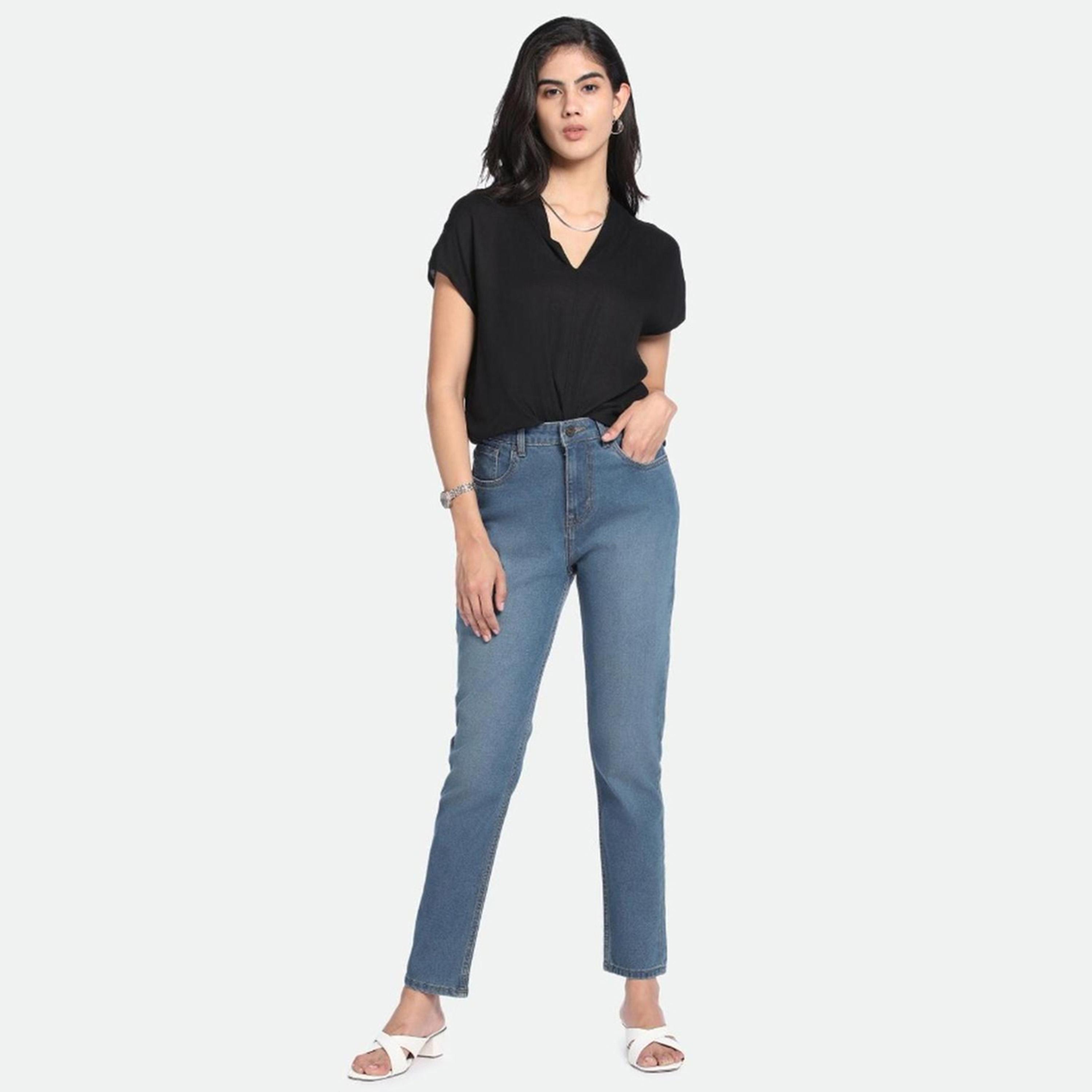 Dennis Lingo X Styli DL Woman Slim Fit High-Rise Light Fade Stretchable Jeans-women-clothing-bottoms-jeans-image-1