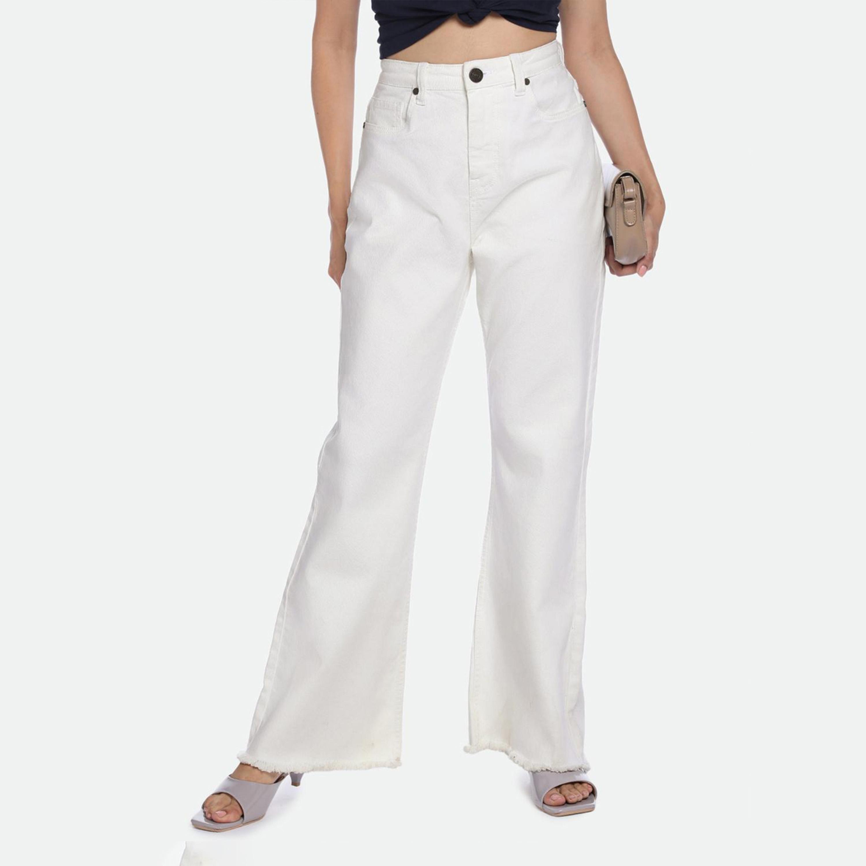 Dennis Lingo X Styli DL Woman Bootcut High-Rise Clean Look Stretchable Jeans-women-clothing-bottoms-jeans-image-1