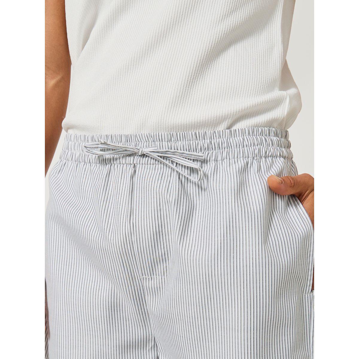 Styli Striped Woven Drawstring Waist Straight Pyjama-men-clothing-nightwear-pyjamaandshorts-image-4