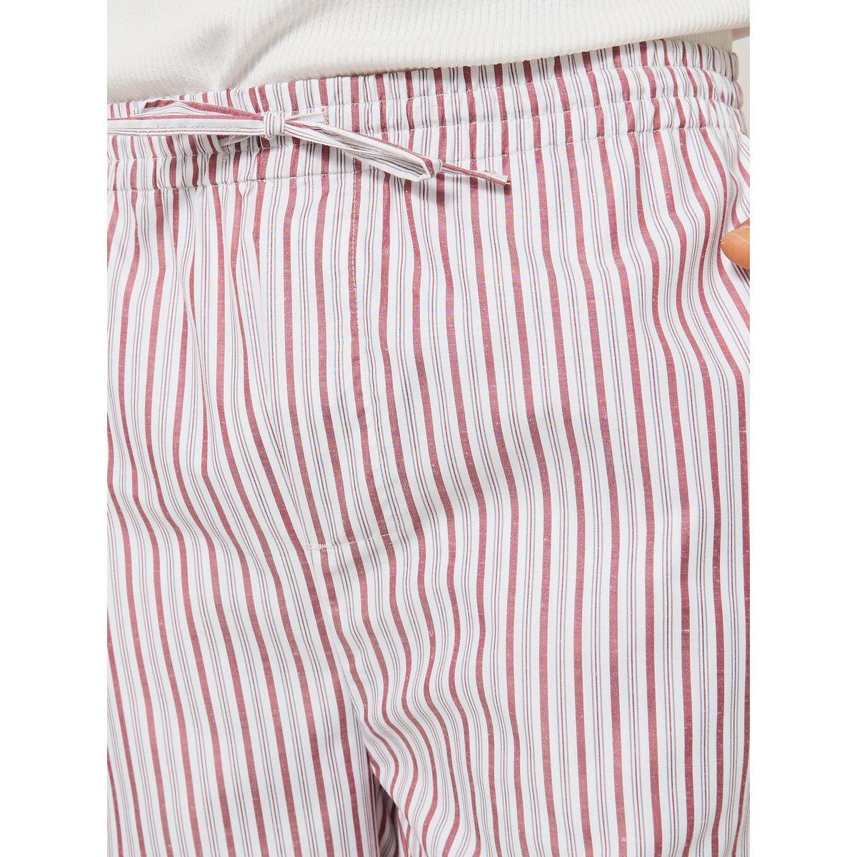 Styli Striped Woven Drawstring Waist Straight Pyjama-men-clothing-nightwear-pyjamaandshorts-image-3