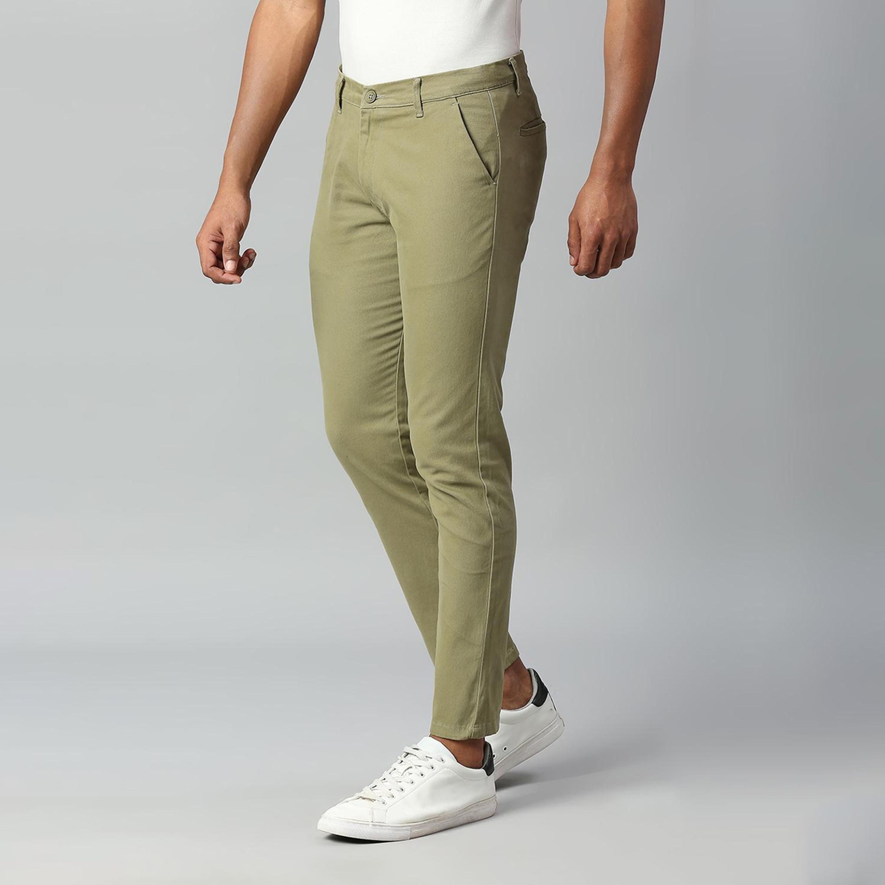 Dennis Lingo X Styli Light Olive Chinos Trousers-men-clothing-bottoms-trousersandchinos-trousers-image-5