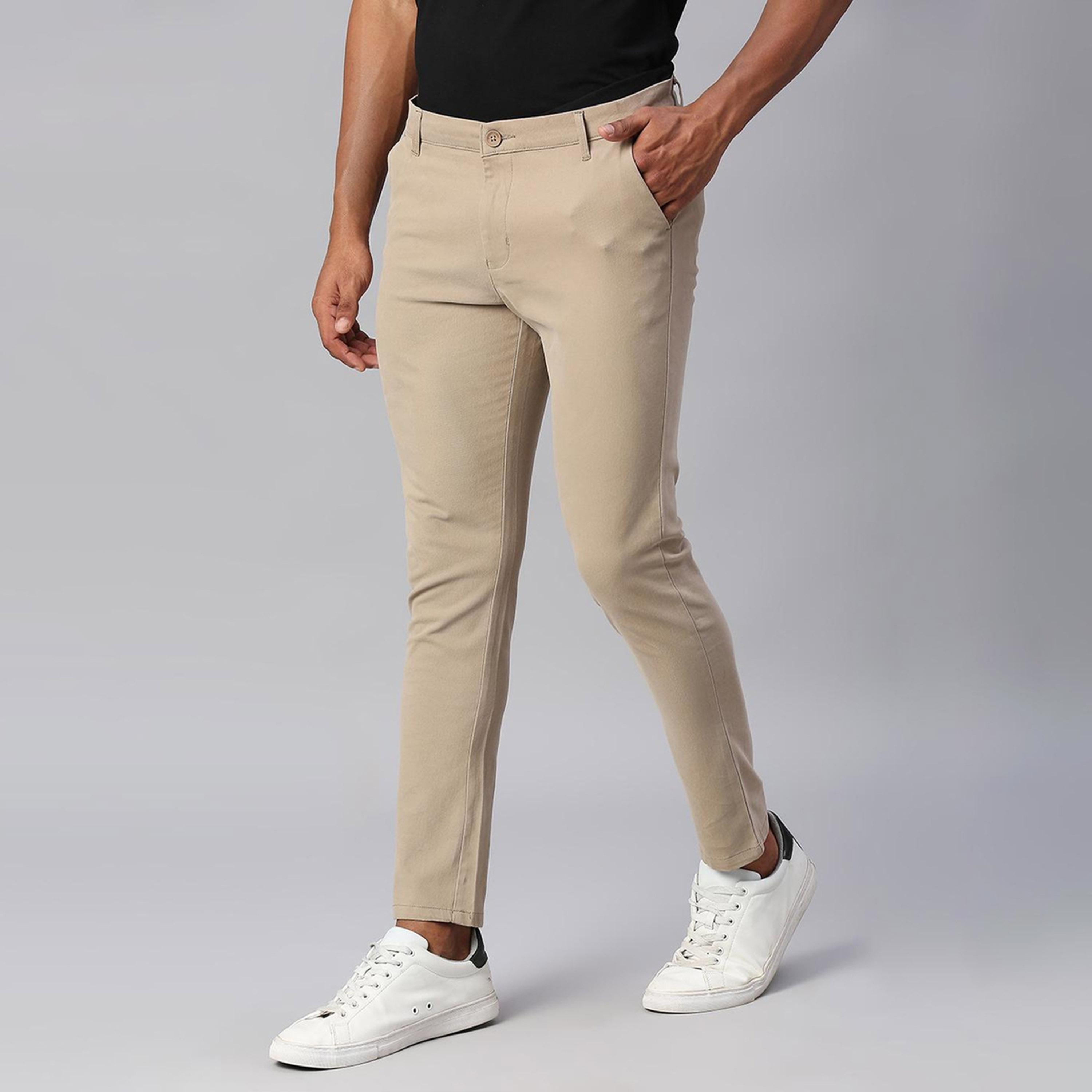 دينيس لينغو× ستايلي-  بنطال تشينو لون جوزي-men-clothing-bottoms-trousersandchinos-trousers-image-2