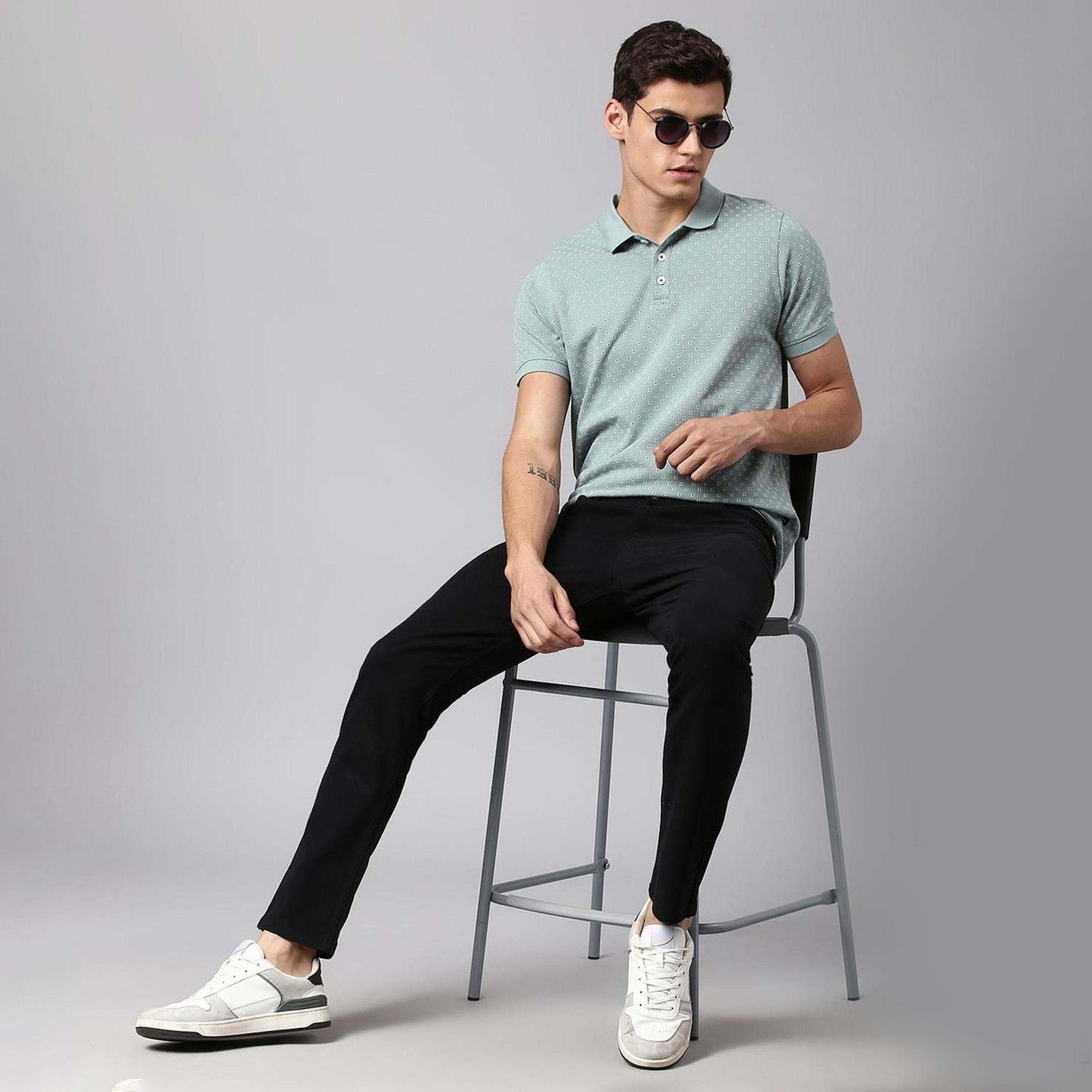 دينيس لينغو× ستايلي-  بنطال تشينو مريح متوسط ​​الارتفاع-men-clothing-bottoms-trousersandchinos-trousers-image-1