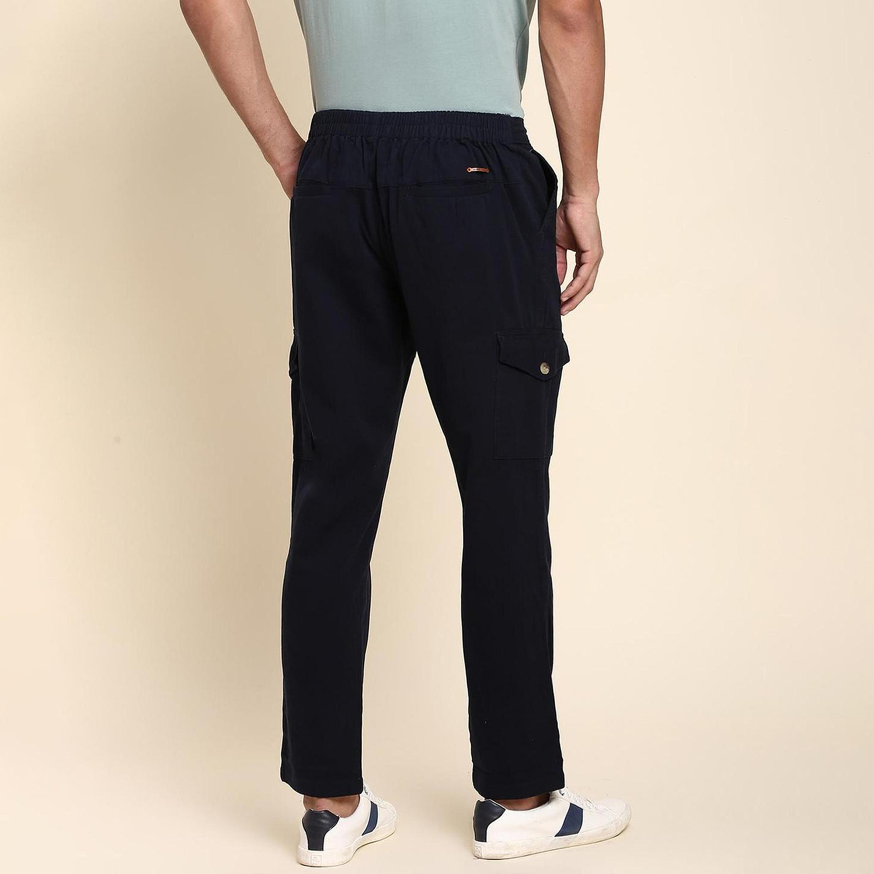 Dennis Lingo X Styli Mid Rise Plain Casual Cargos Trousers-men-clothing-bottoms-trousersandchinos-trousers-image-4