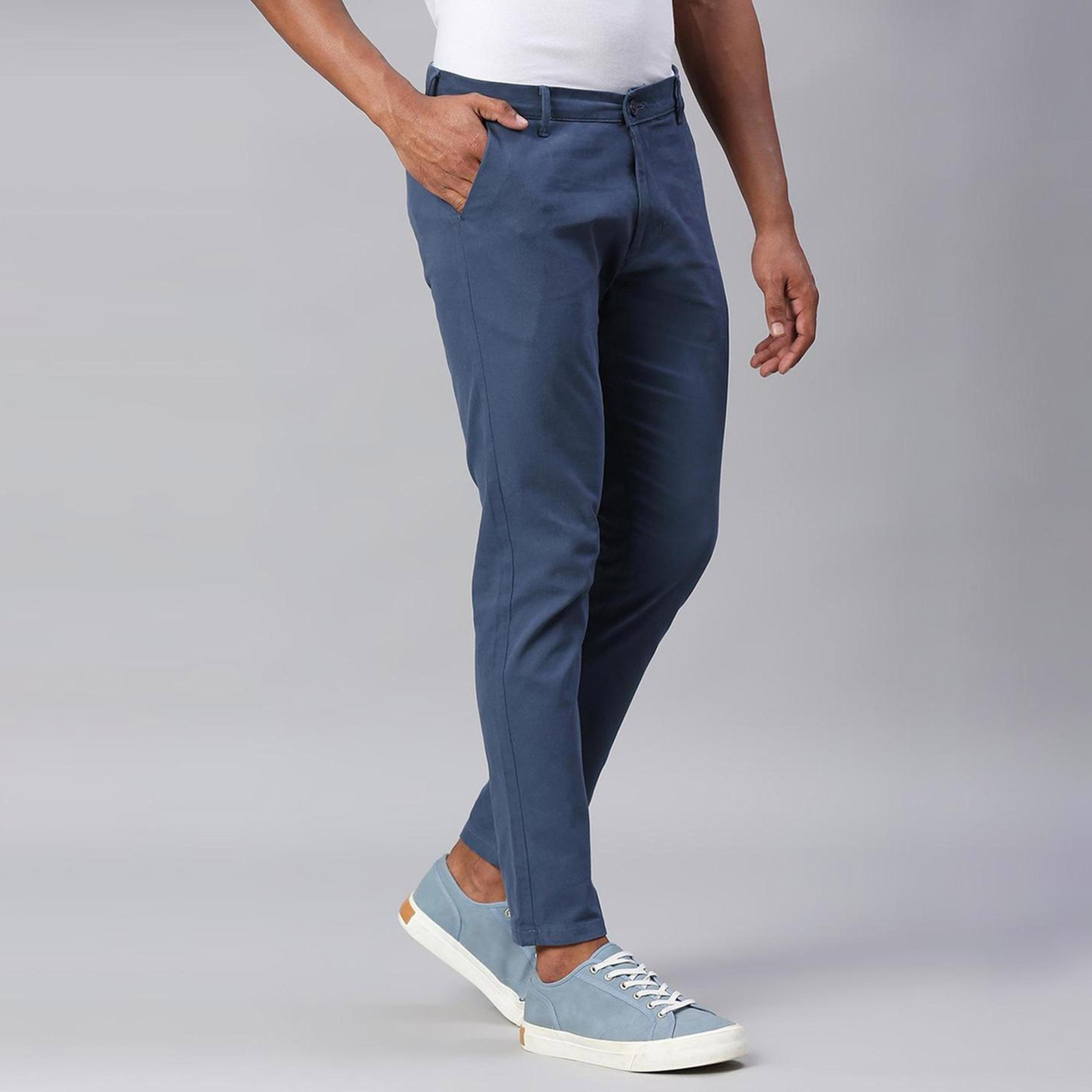 دينيس لينغو× ستايلي-  بنطال تشينو قطني مدبب-men-clothing-bottoms-trousersandchinos-trousers-image-2