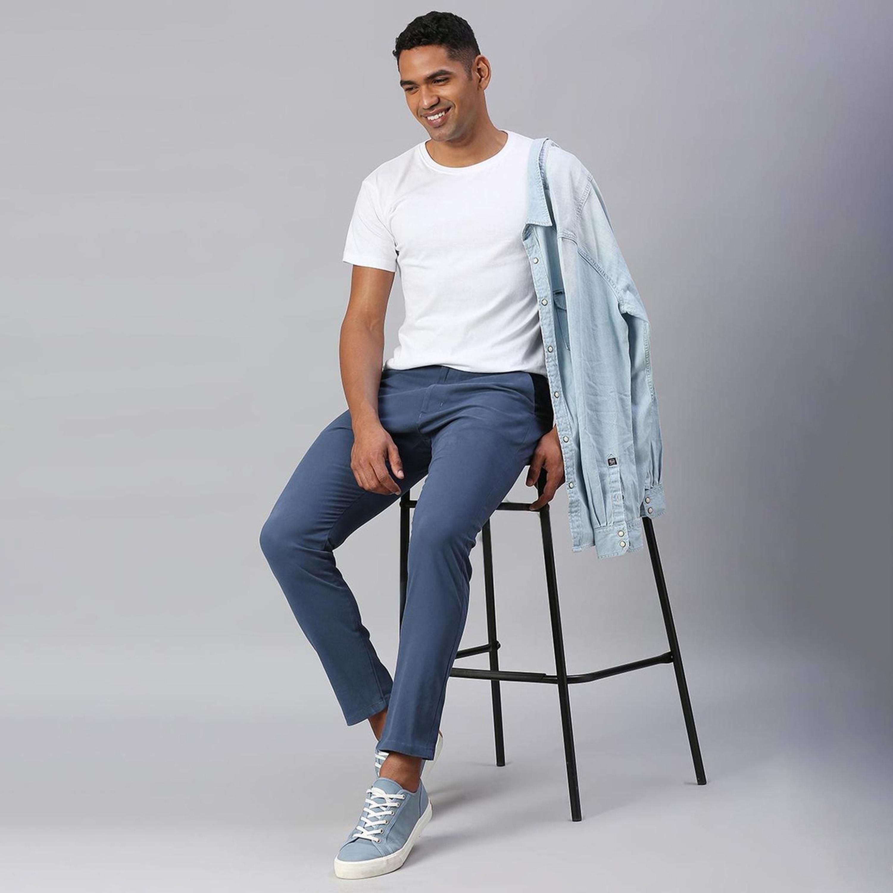 دينيس لينغو× ستايلي-  بنطال تشينو قطني مدبب-men-clothing-bottoms-trousersandchinos-trousers-image-5