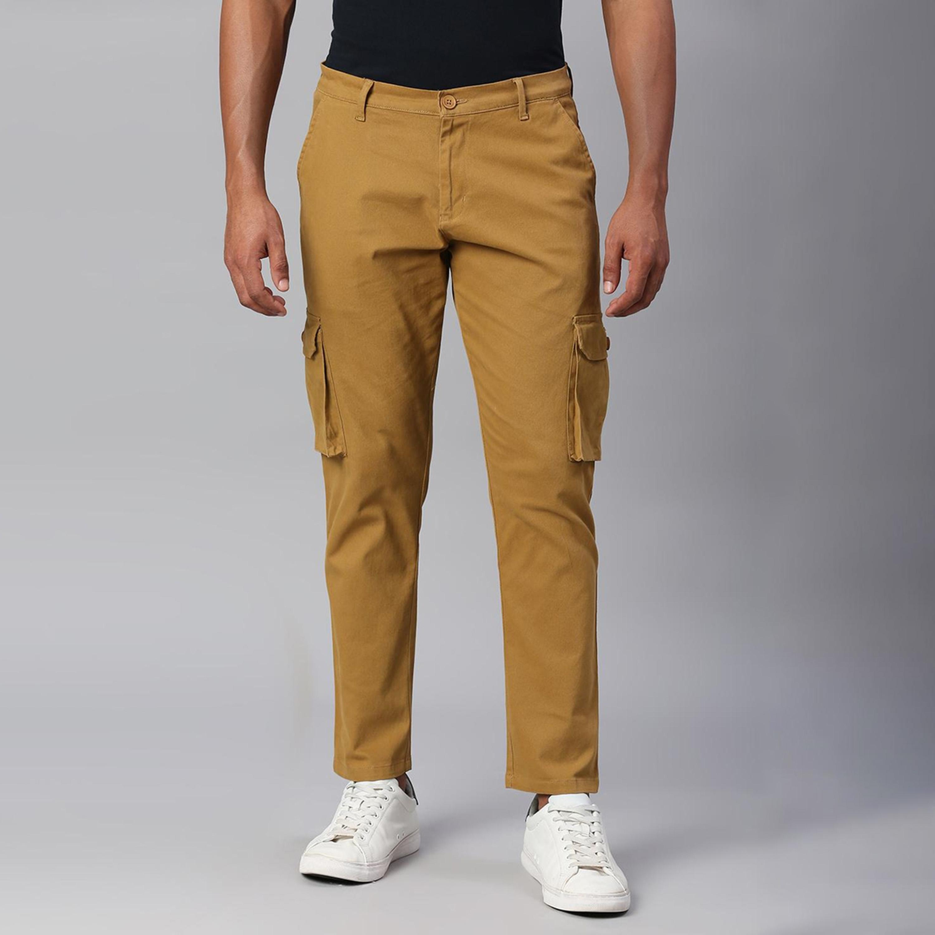 Dennis Lingo X Styli Cotton Tapered Fit Cargos Trousers-men-clothing-bottoms-trousersandchinos-trousers-image-1
