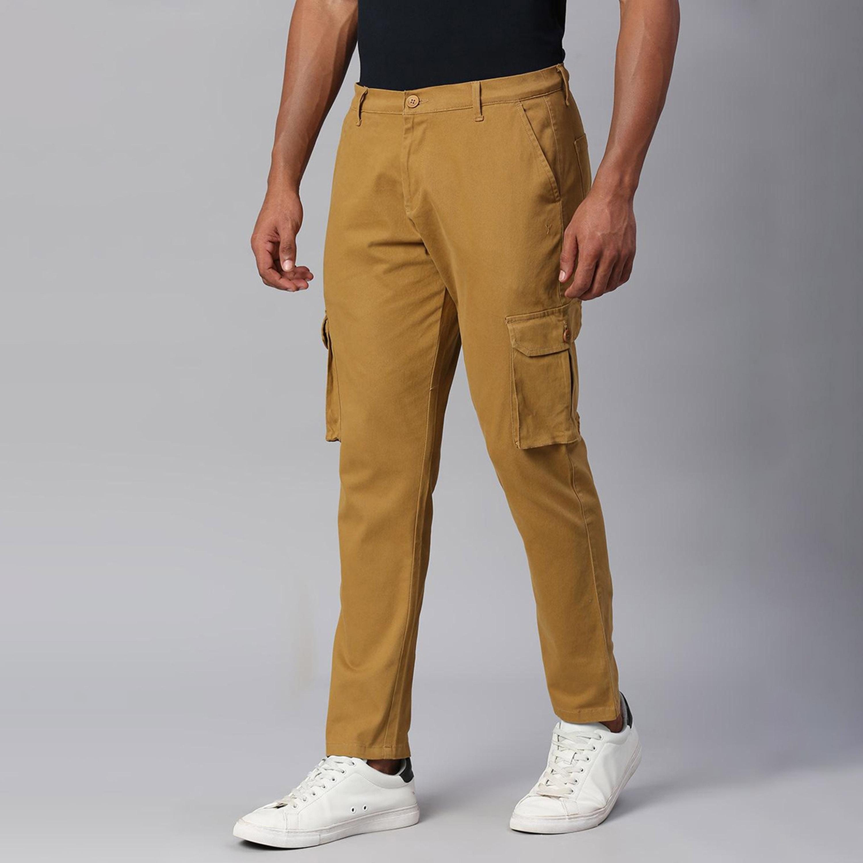 دينيس لينغو× ستايلي-  بنطال كارغو قطني مدبب-men-clothing-bottoms-trousersandchinos-trousers-image-2