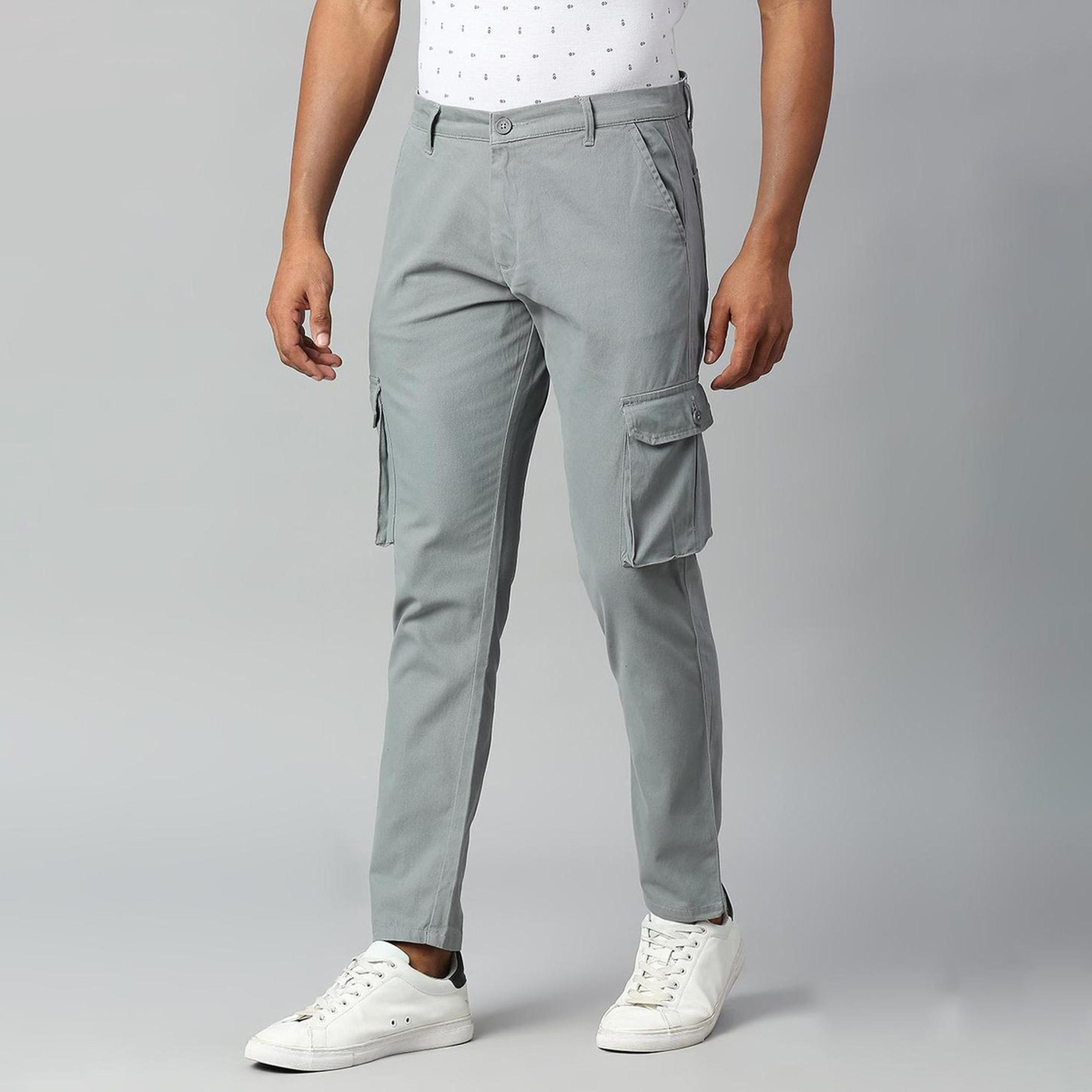 Dennis Lingo X Styli Tapered Fit Cotton Cargos Trousers-men-clothing-bottoms-trousersandchinos-trousers-image-1