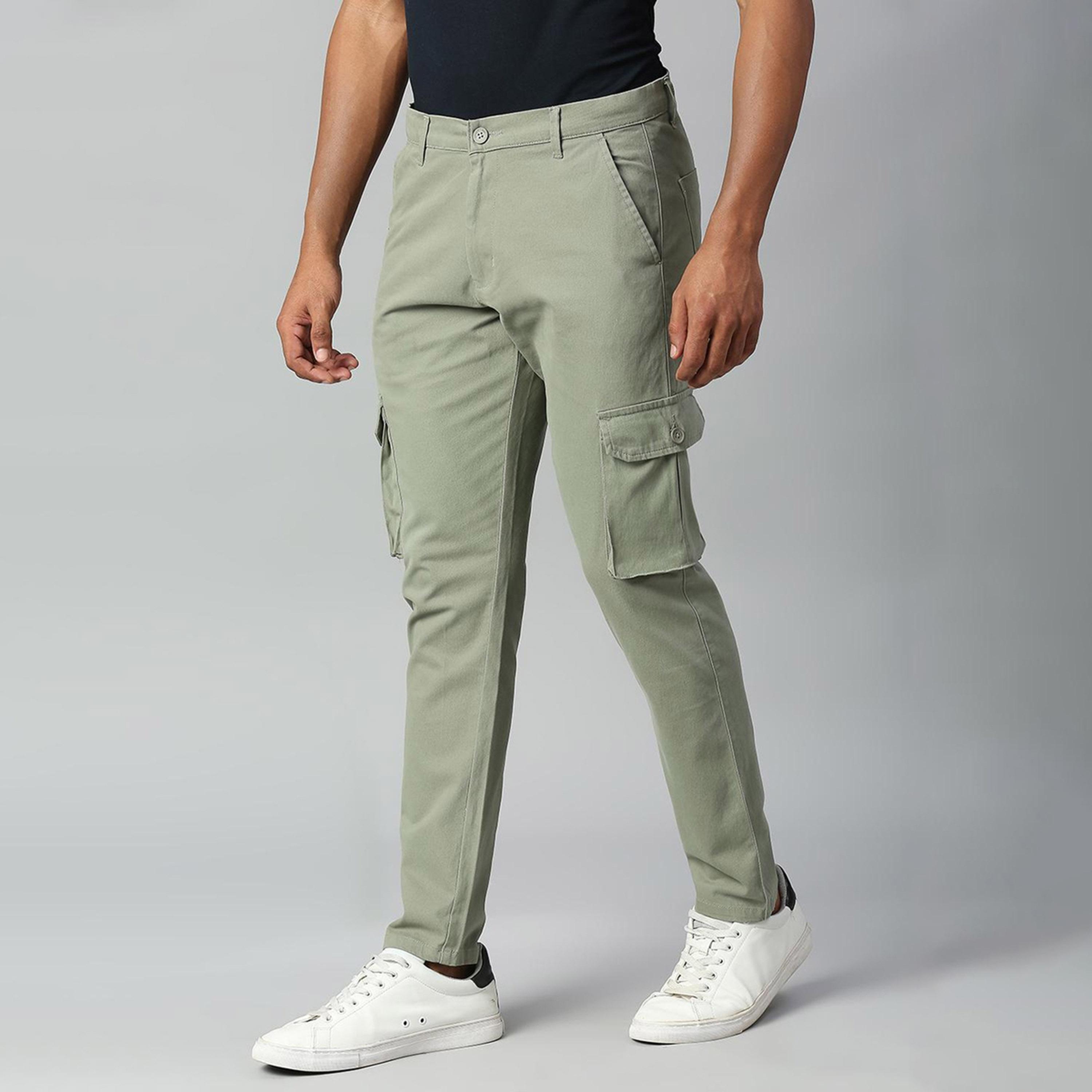دينيس لينغو× ستايلي-  بنطال كارغو قطني مدبب-men-clothing-bottoms-trousersandchinos-trousers-image-2